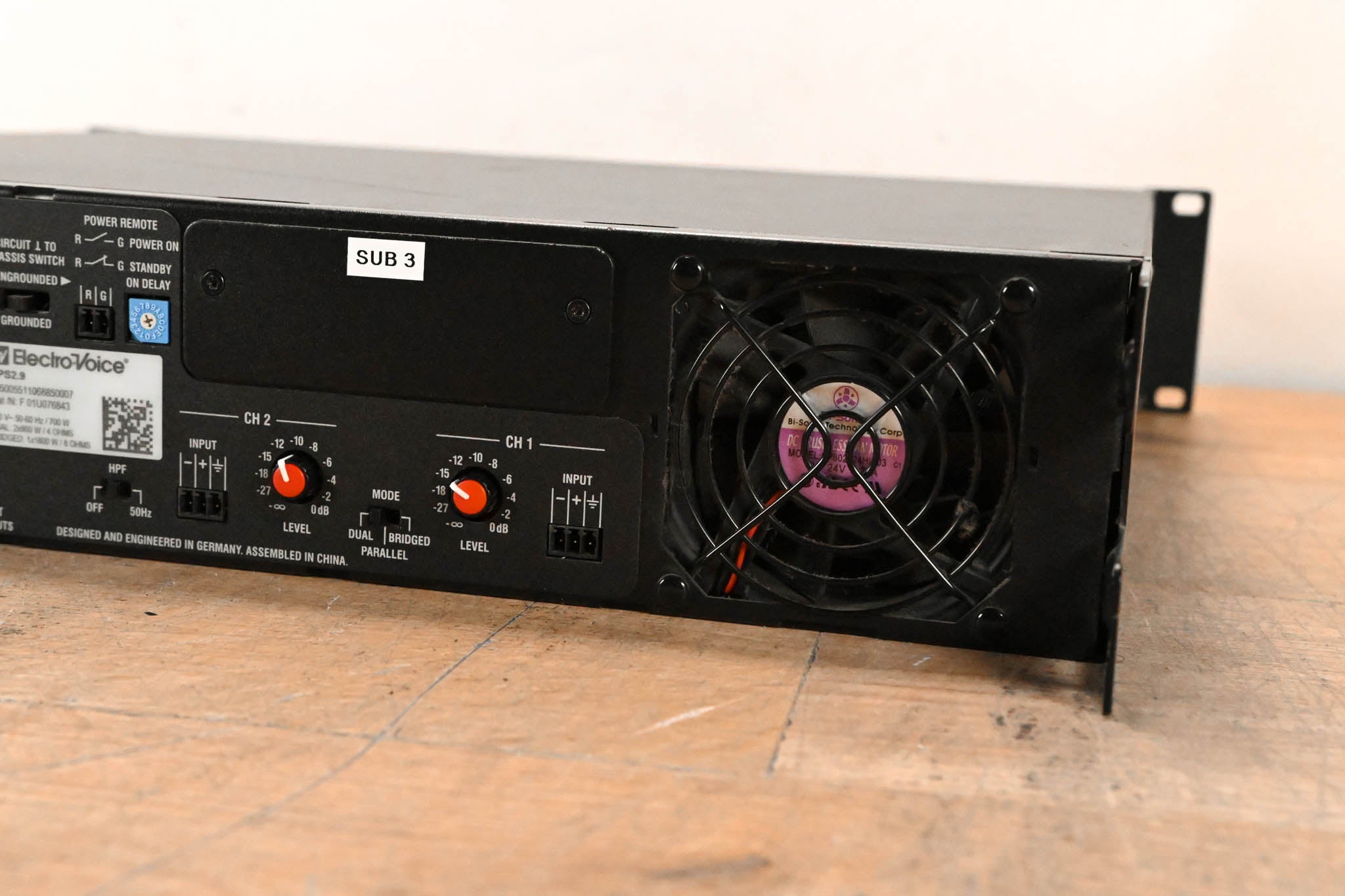 Electro-Voice (EV) CPS2.9 2-Channel Power Amplifier