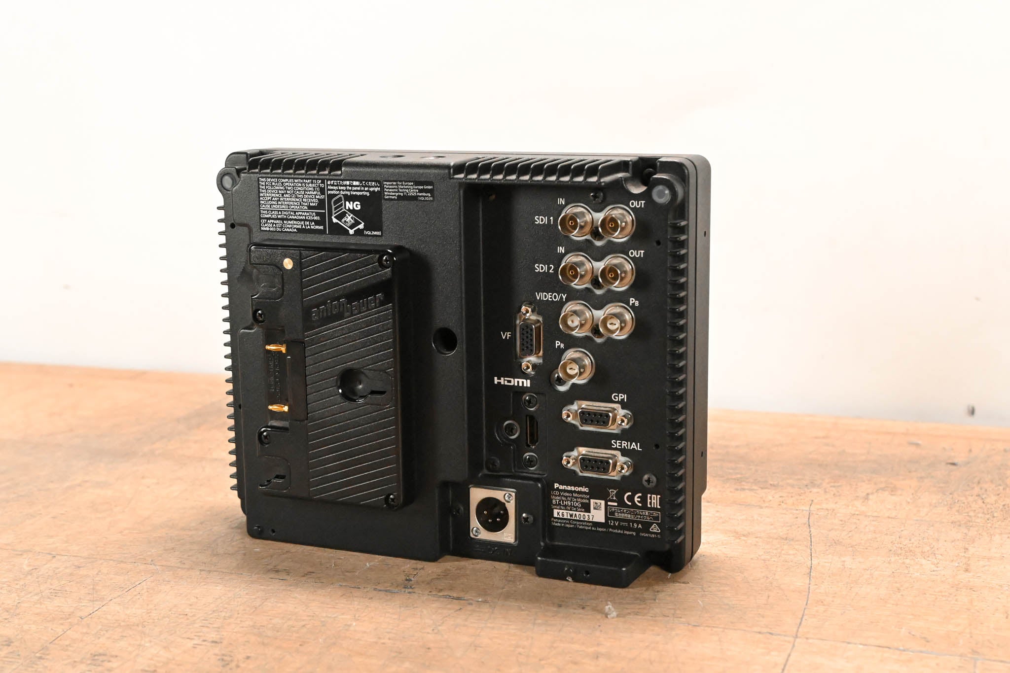 Panasonic BT-LH910G 9" LCD HDMI / SDI Video Monitor (NO POWER SUPPLY)