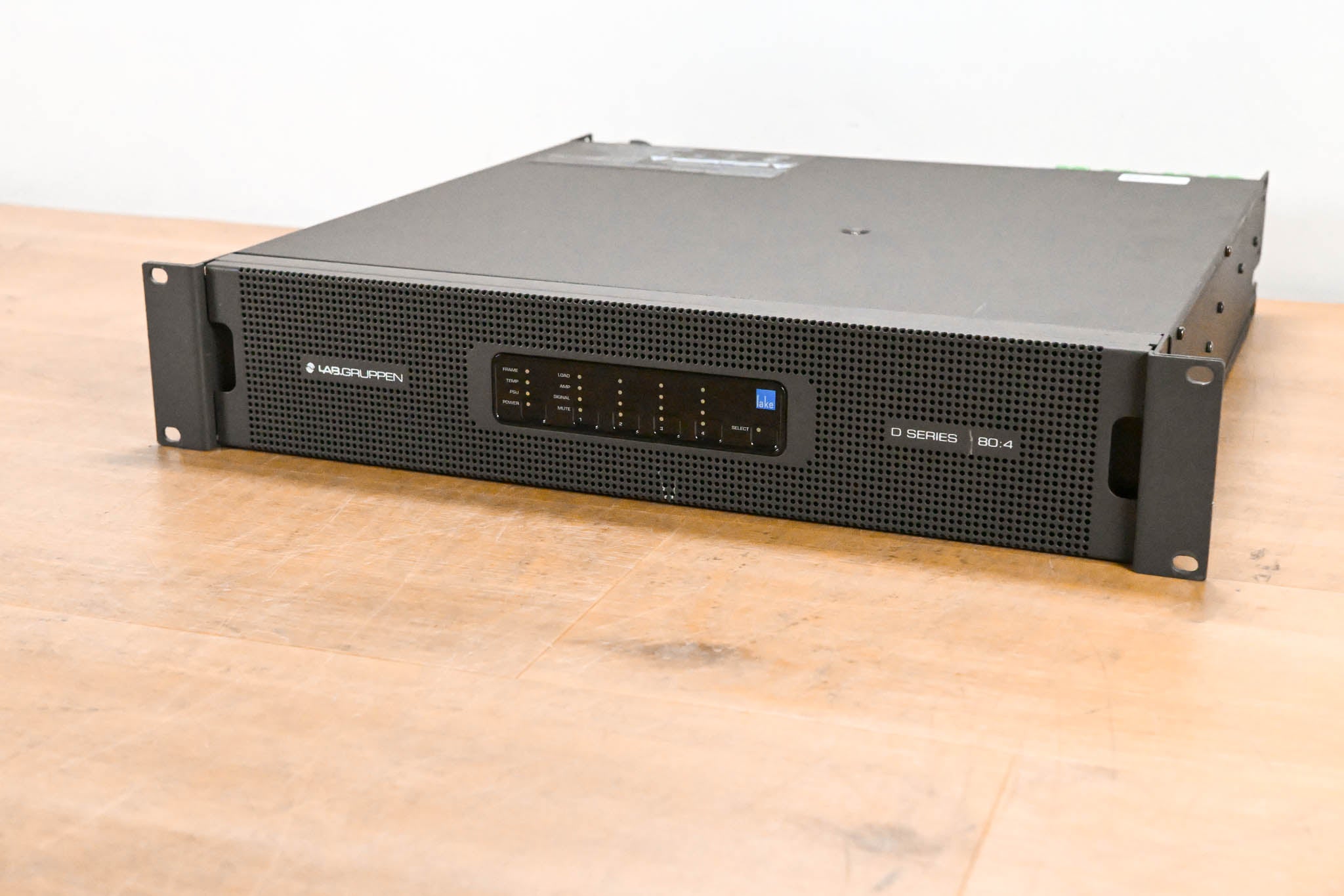 Lab Gruppen D 80:4L 8000W 4-Channel Power Amplifier w/ Lake DSP & Dante