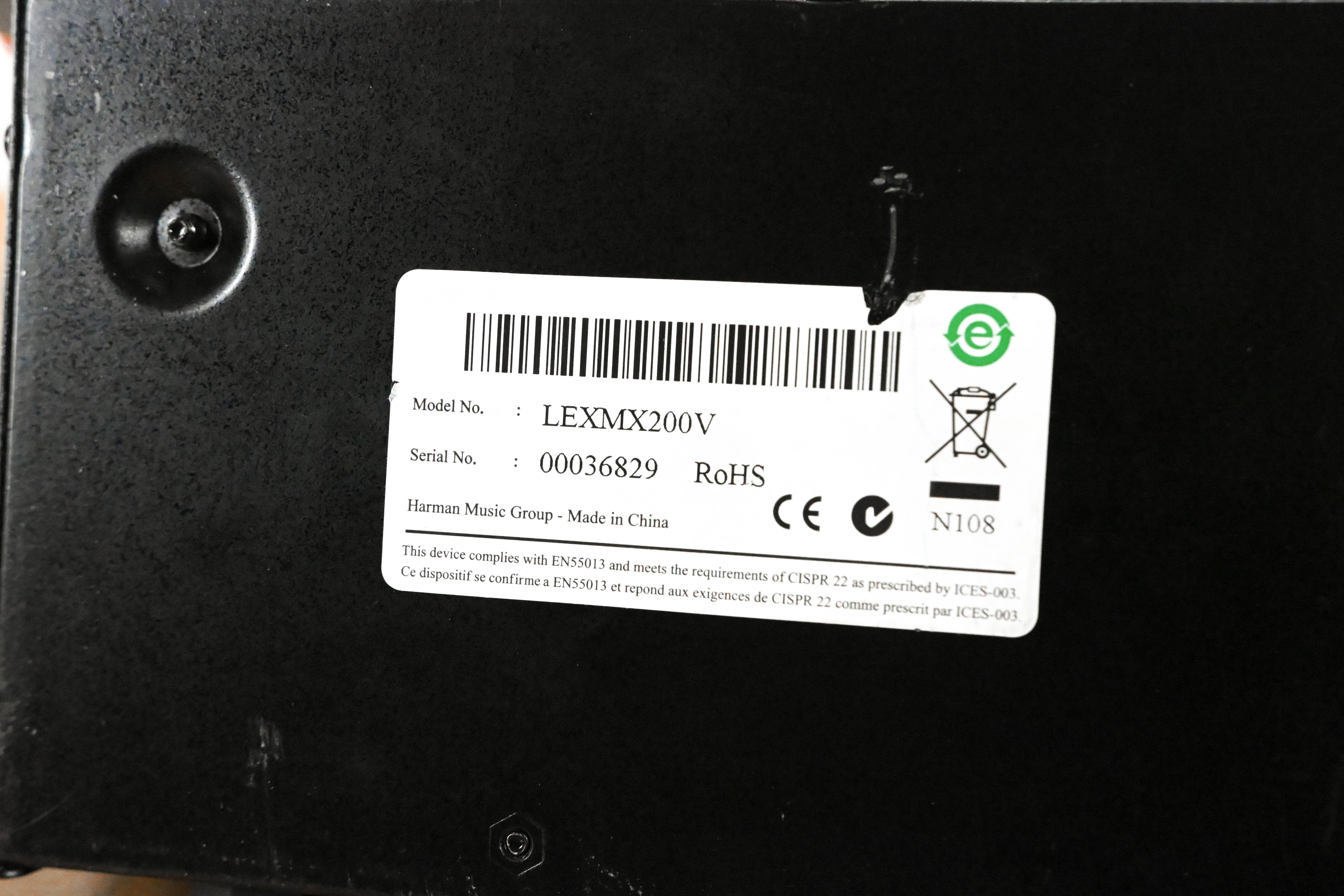 Lexicon MX200 2-Channel Digital Effects Processor (NO POWER SUPPLY)