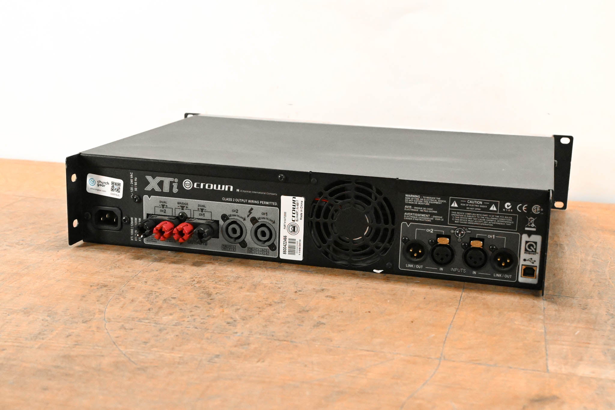 Crown XTi 2000 2-Channel Power Amplifier with DSP