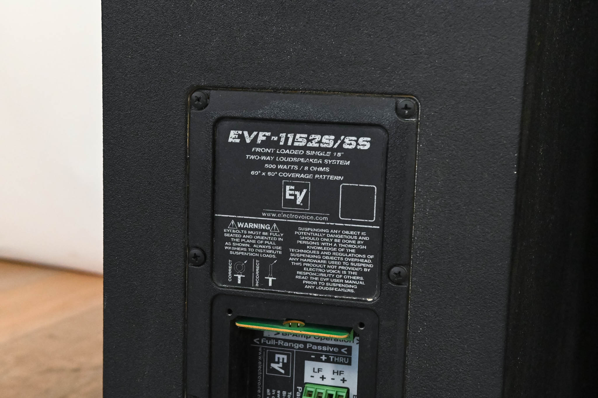 Electro-Voice (EV) EVF-1152S/66 15" 2-Way Passive Speakers (PAIR)