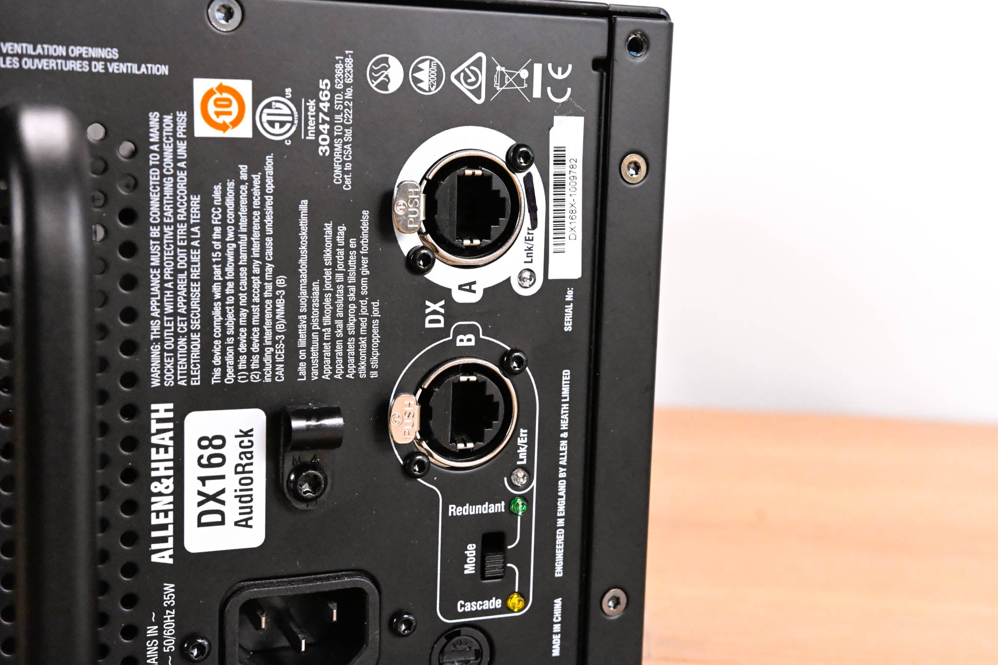 Allen & Heath DX168 16x8 96kHz Portable DX I/O Expander