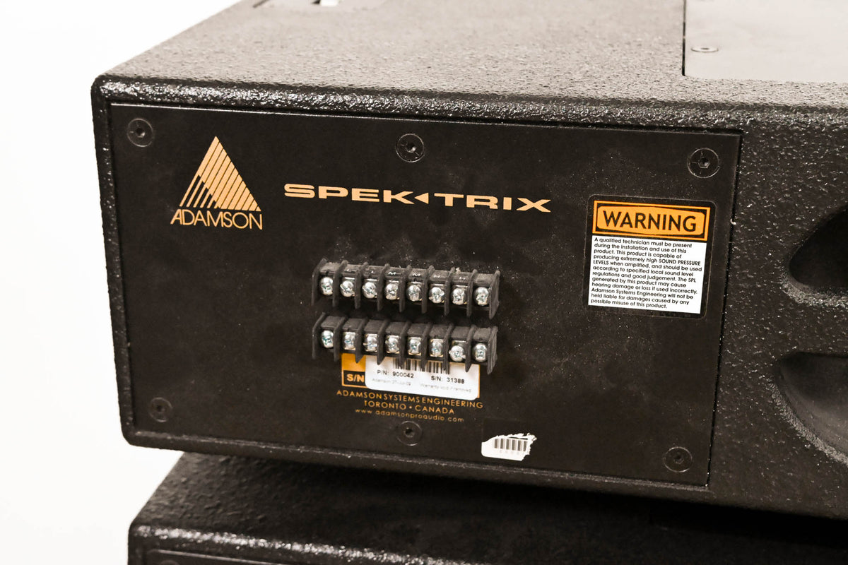 Adamson SpekTrix Line Array Package (2x SpekTrix, 4x Wave) w/ Cases