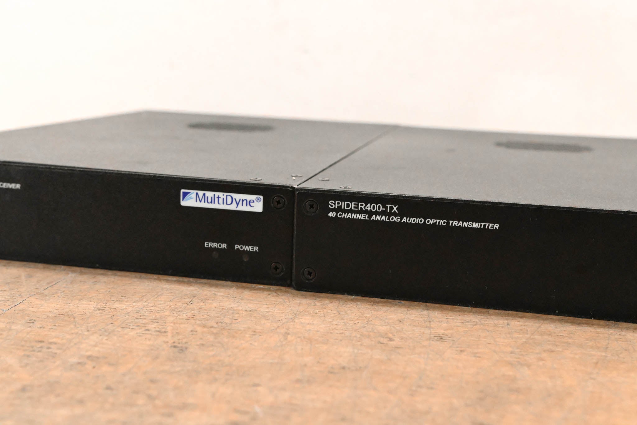 MultiDyne Spider400 40-CH Analog Audio Optic TX & RX (NO POWER SUPPLY)