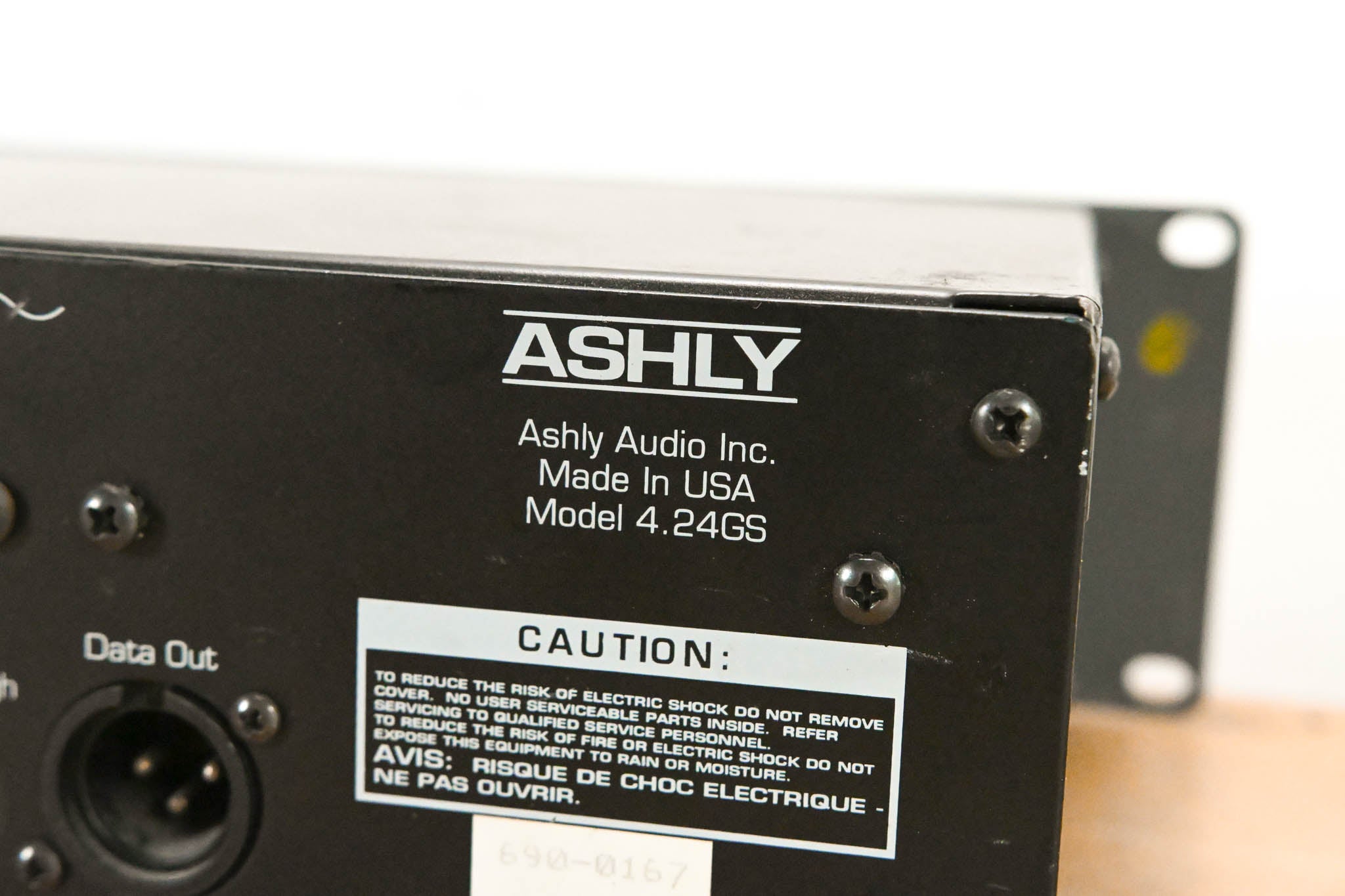 Ashly Protea 4.24GS 4-Channel Digital Graphic Equalizer Slave
