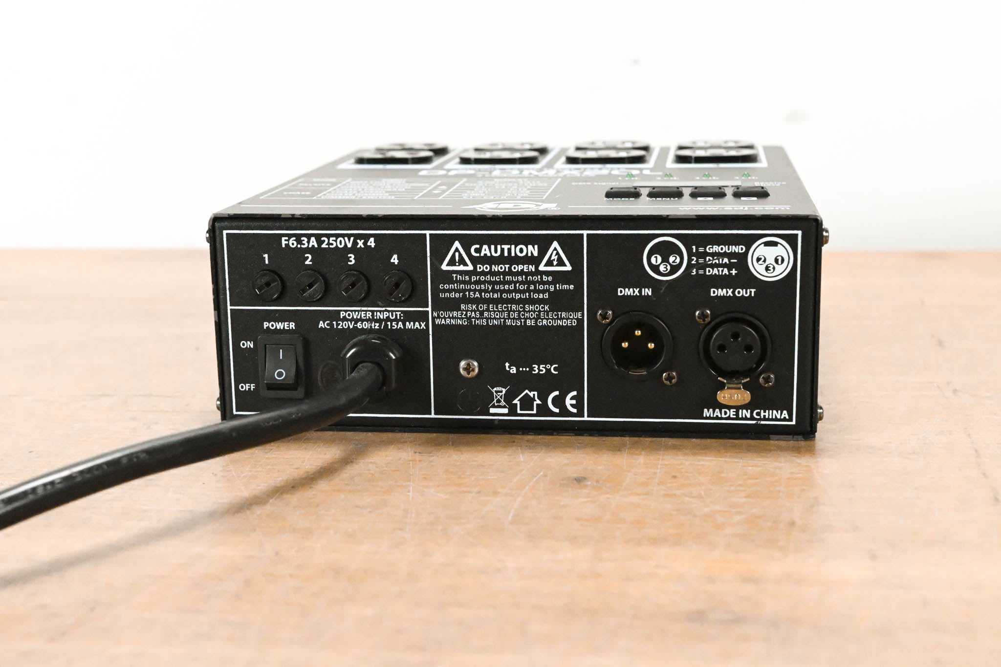 American DJ DP-DMX20L Four-Channel DMX Dimmer Pack