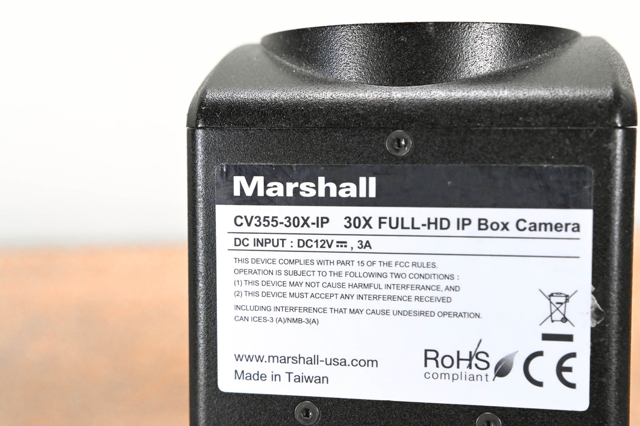 Marshall CV355-30X-IP HD60 25x Full HD IP Zoom Camera (NO POWER SUPPLY)