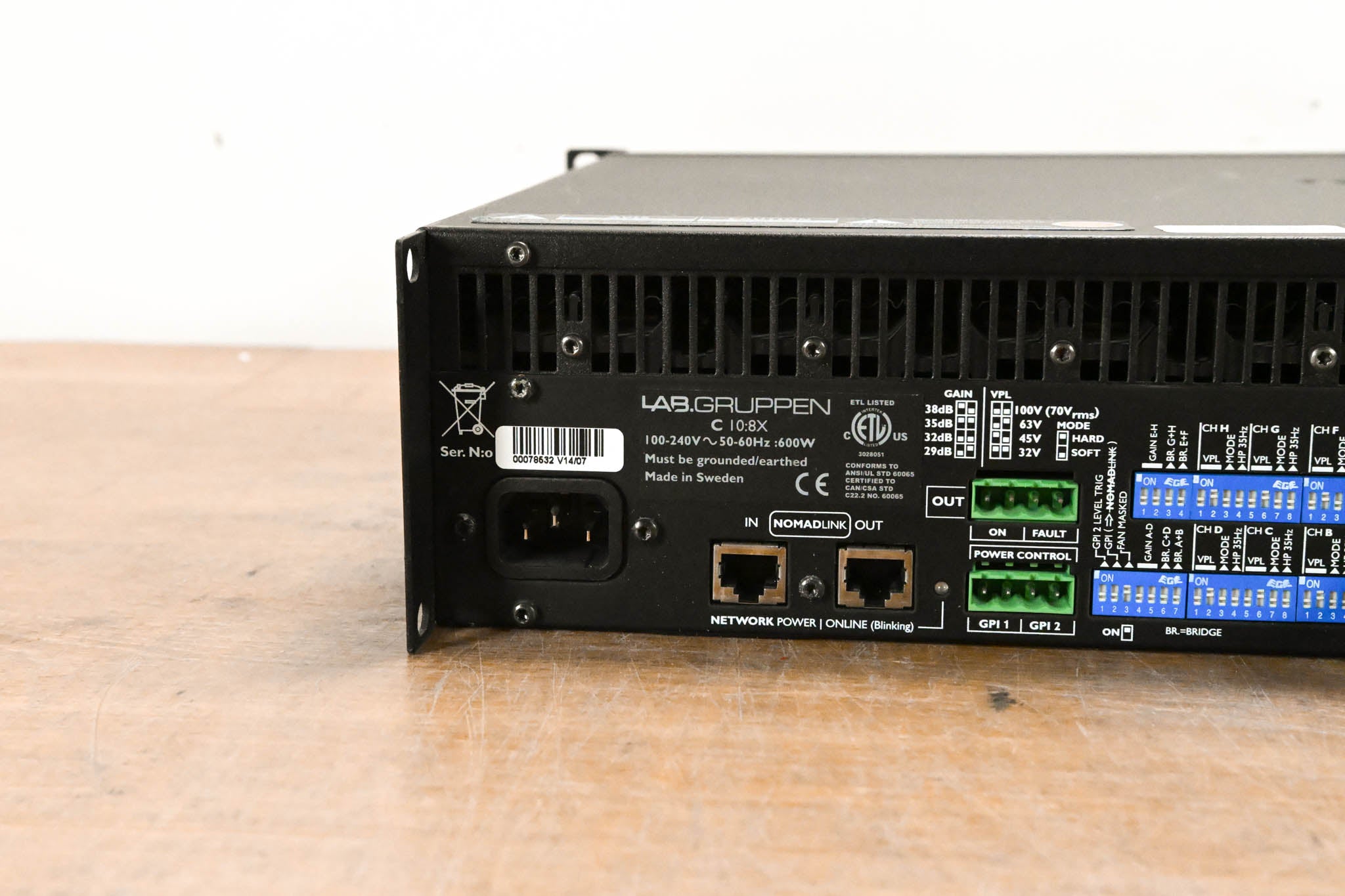 Lab Gruppen C10:8X 8-Channel Amplifier