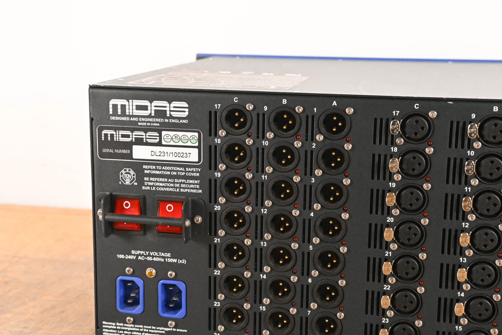 Midas DL231 24x24 Active Microphone Splitter