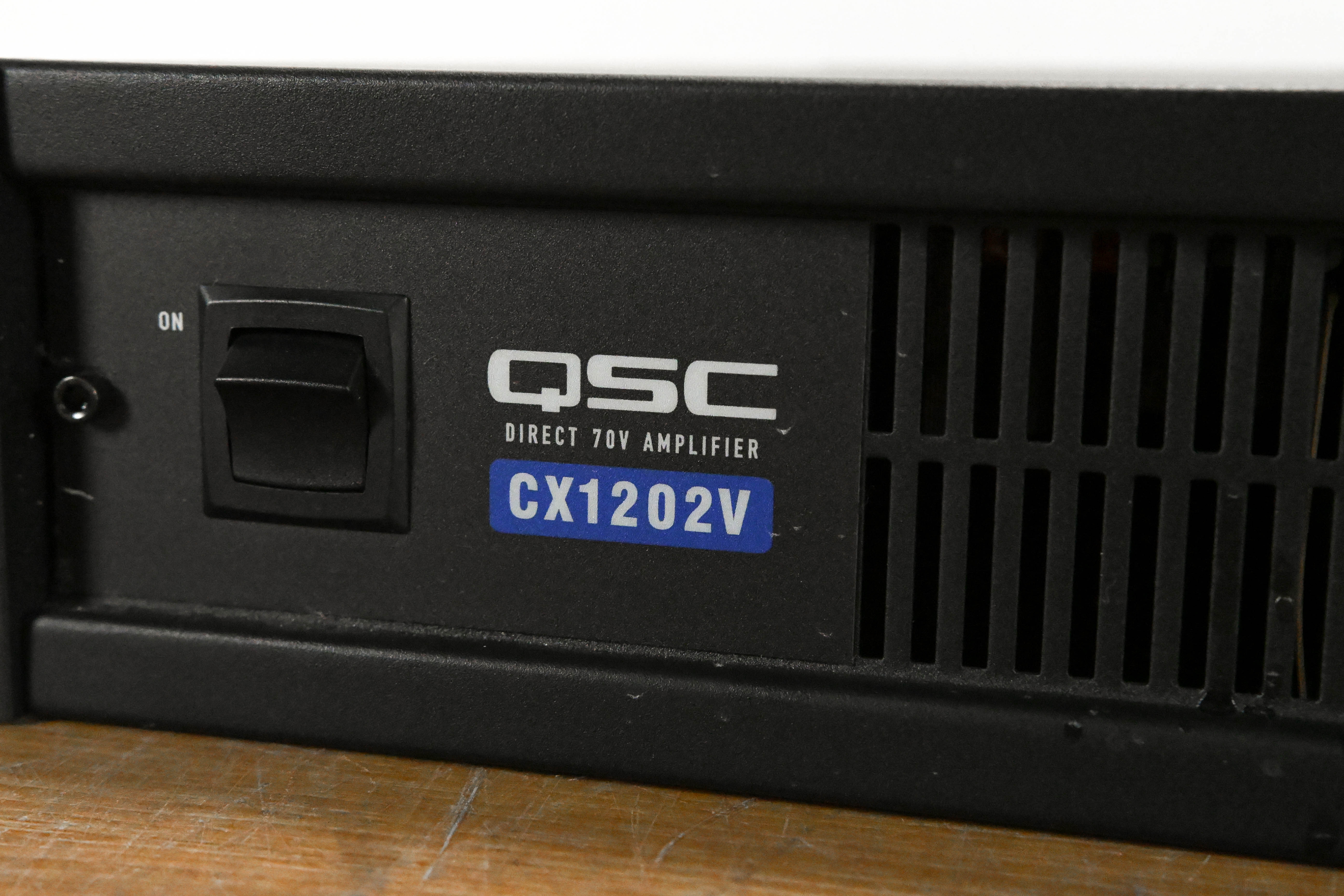 QSC CX1202V 1200W 70V 2-Channel Power Amplifier