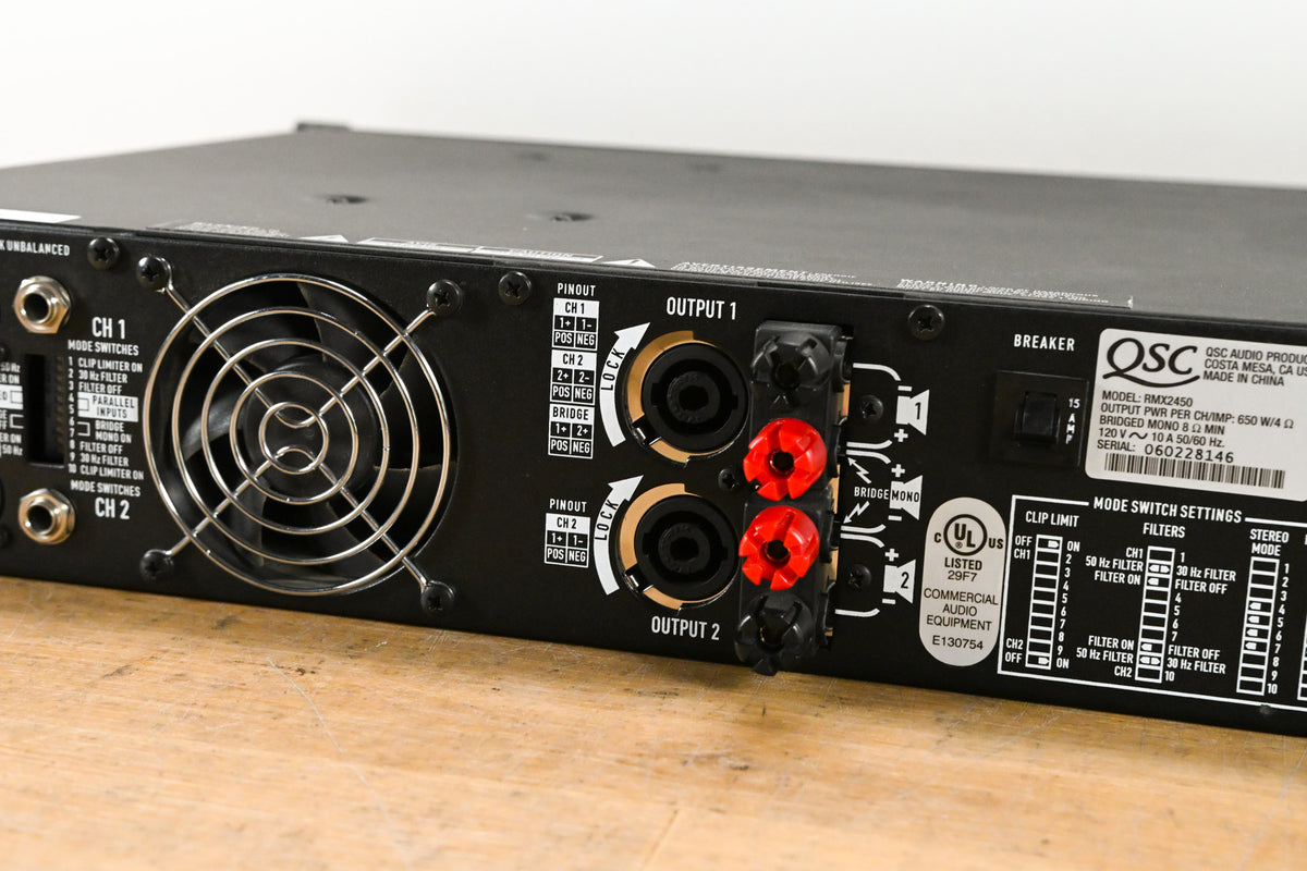 QSC RMX2450 2-Channel Power Amplifier
