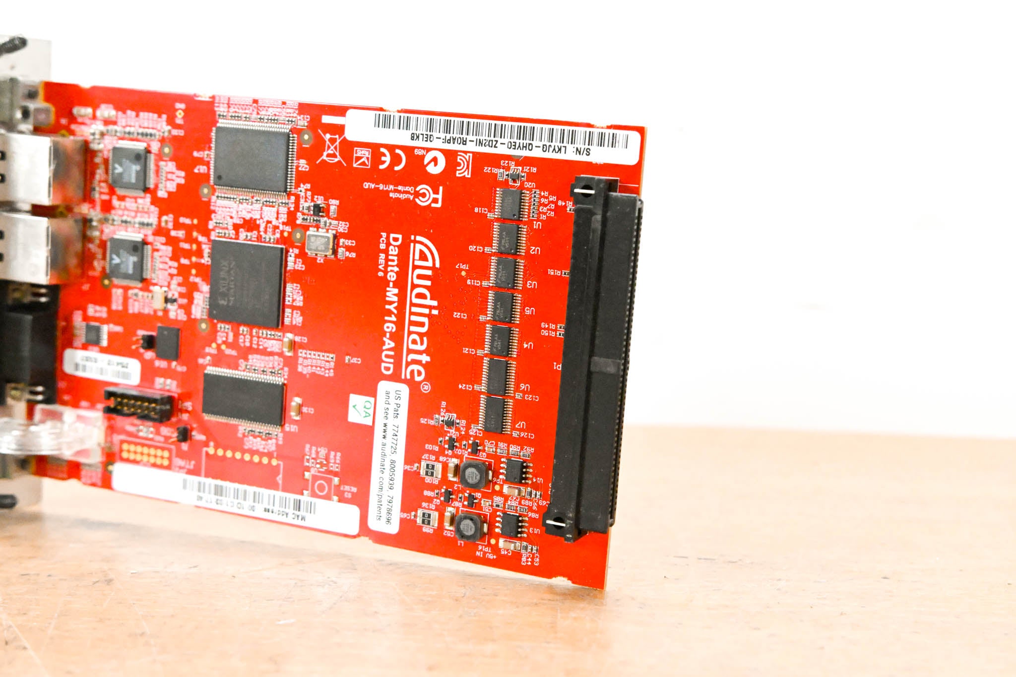 Audinate Dante-MY16-AUD 16-Channel Dante Network I/O Card