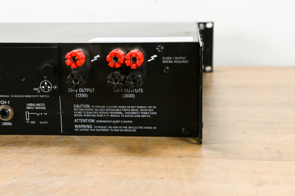Crown Macro-Tech 36x12 2-Channel Power Amplifier