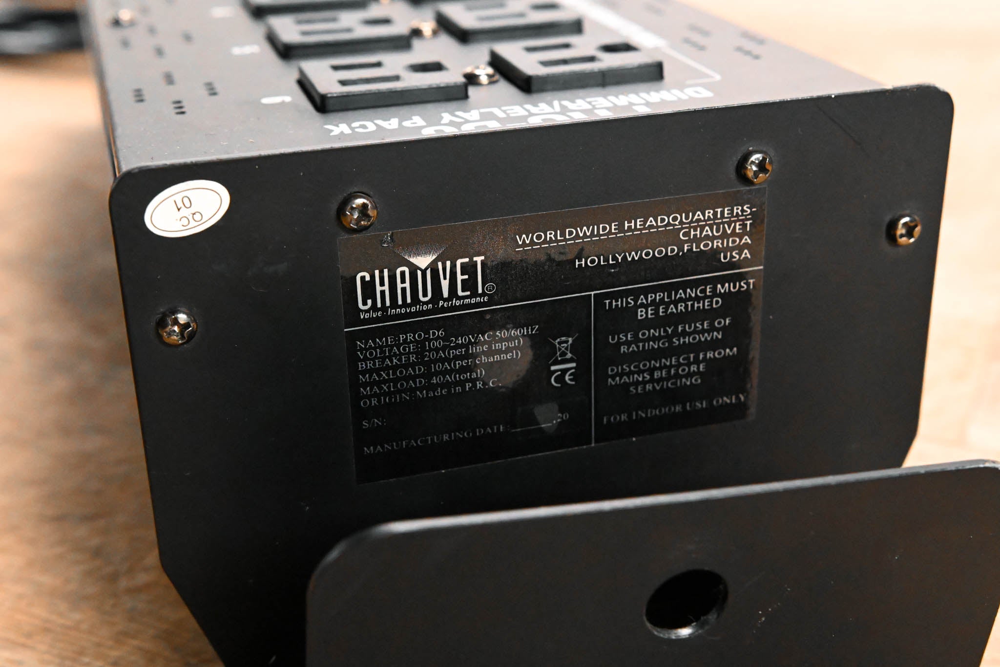 Chauvet DJ Pro-D6 6-Channel DMX-512 Dimmer/Switch Pack