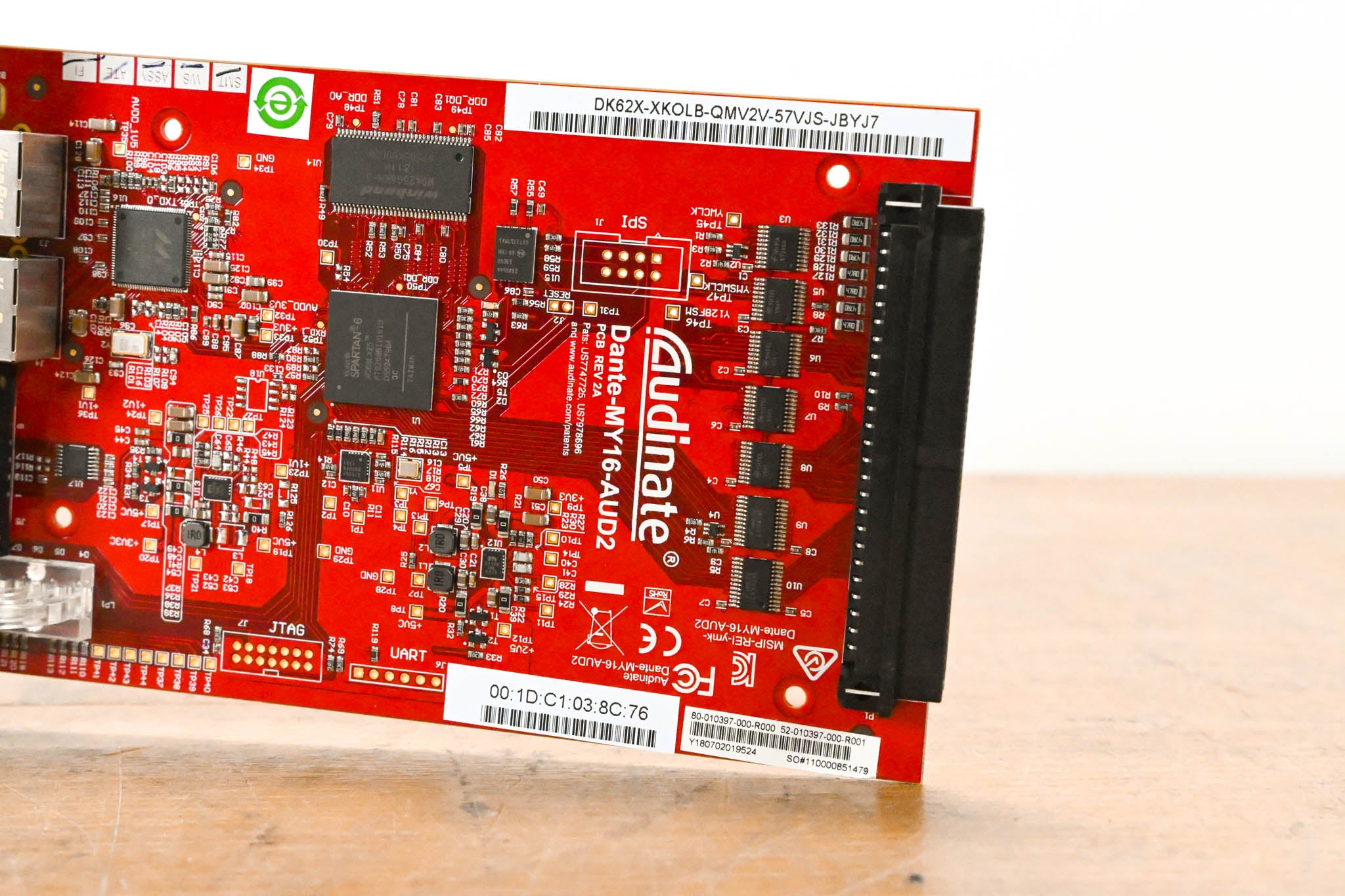 Audinate Dante-MY16-AUD2 16-Channel Dante Network I/O Card