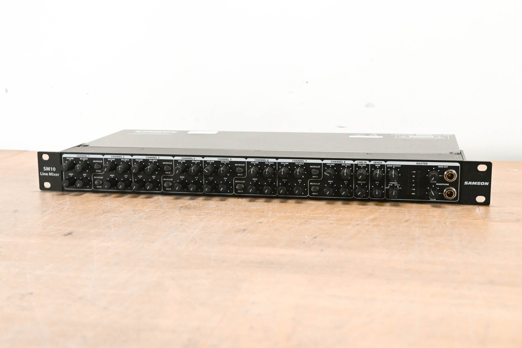 Samson SM10 10-Channel Rackmount Stereo Line Mixer