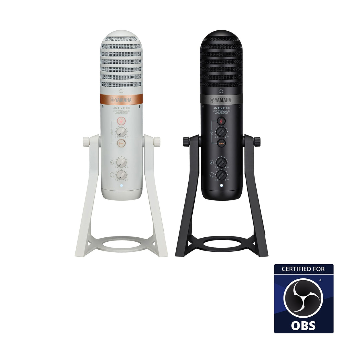 Microphone with Mixer/USB Interface white finish
