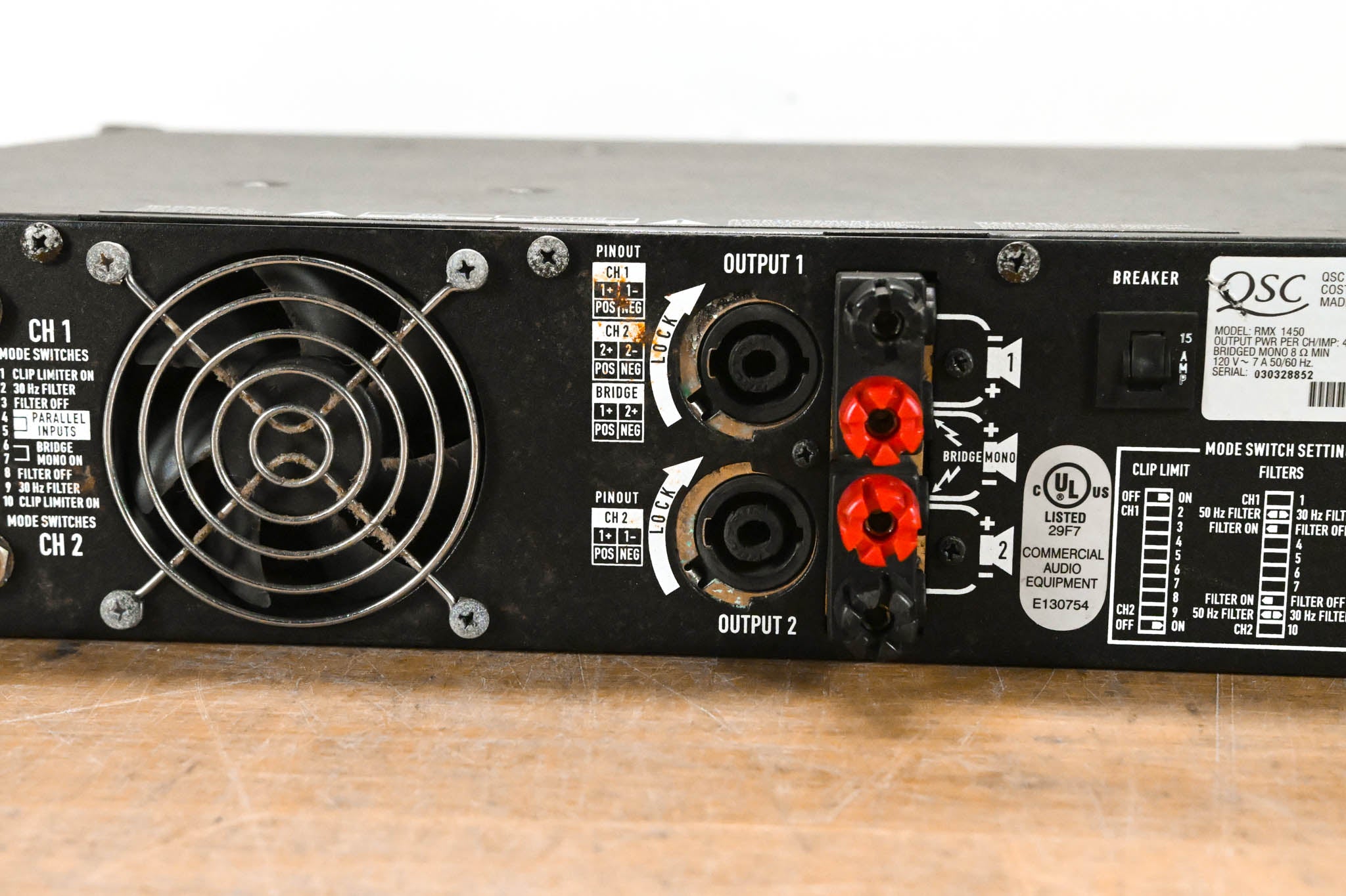 QSC RMX1450 2-Channel Power Amplifier