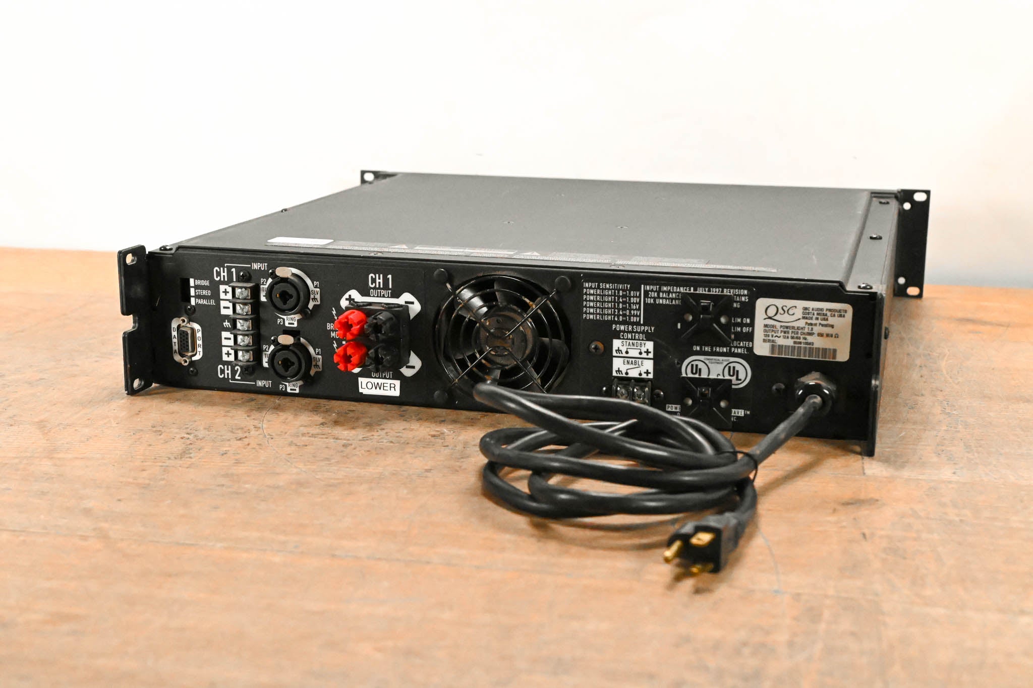 QSC PowerLight 1.8 2-Channel Power Amplifier