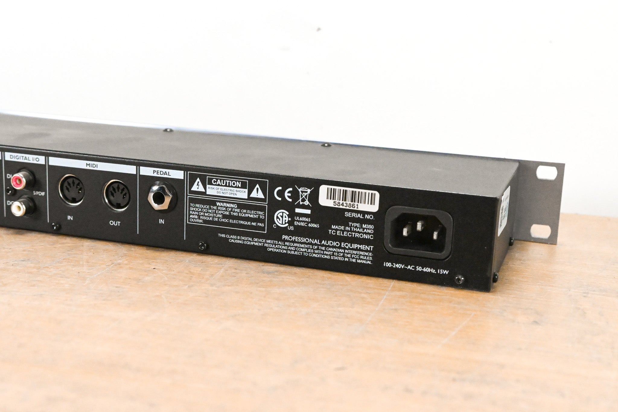 TC Electronic M350 Reverb and Effects Processor