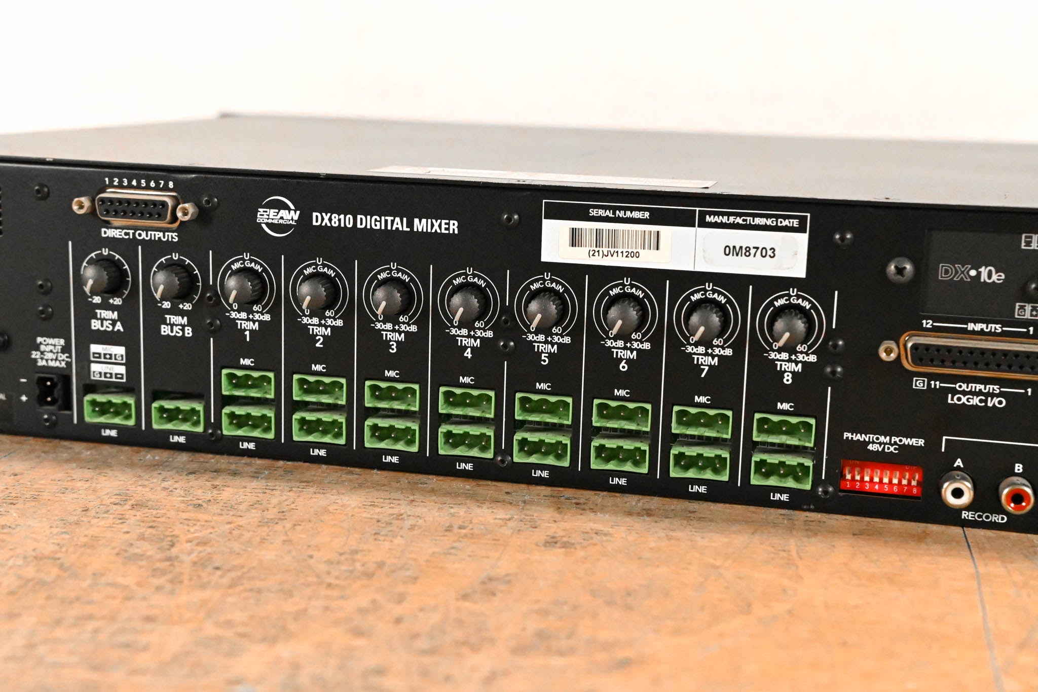 EAW DX810 8x10 Digital Matrix Mixer and Signal Processor