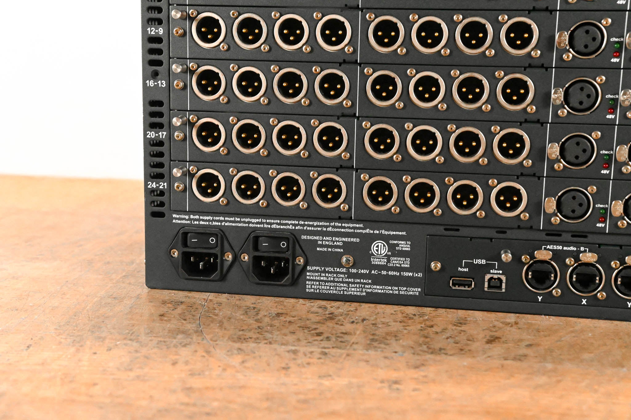 Midas DL431 24-Input 72-Output Active Microphone Splitter