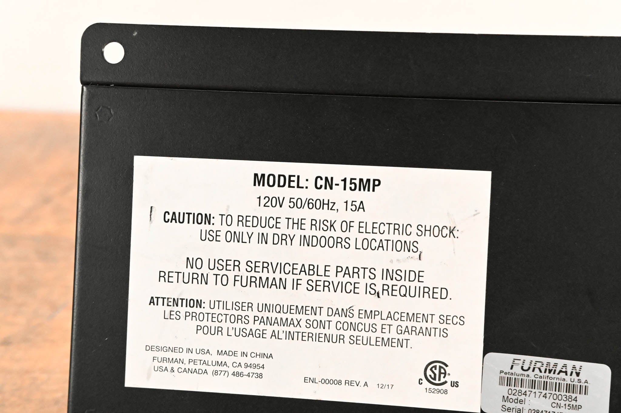 Furman CN-15MP Contractor Series MiniPort