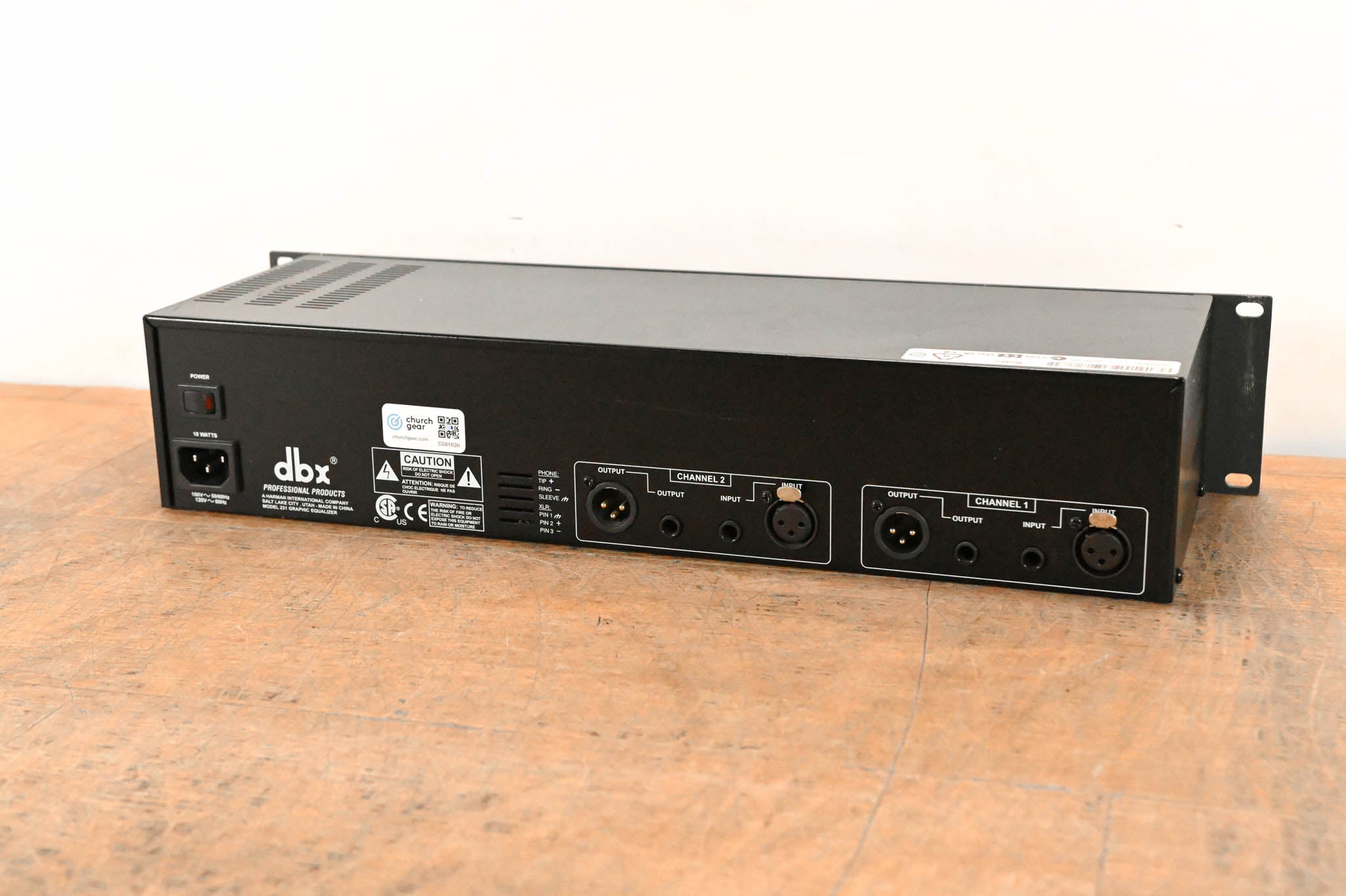 dbx 231 Dual-Channel 31-Band Graphic Equalizer