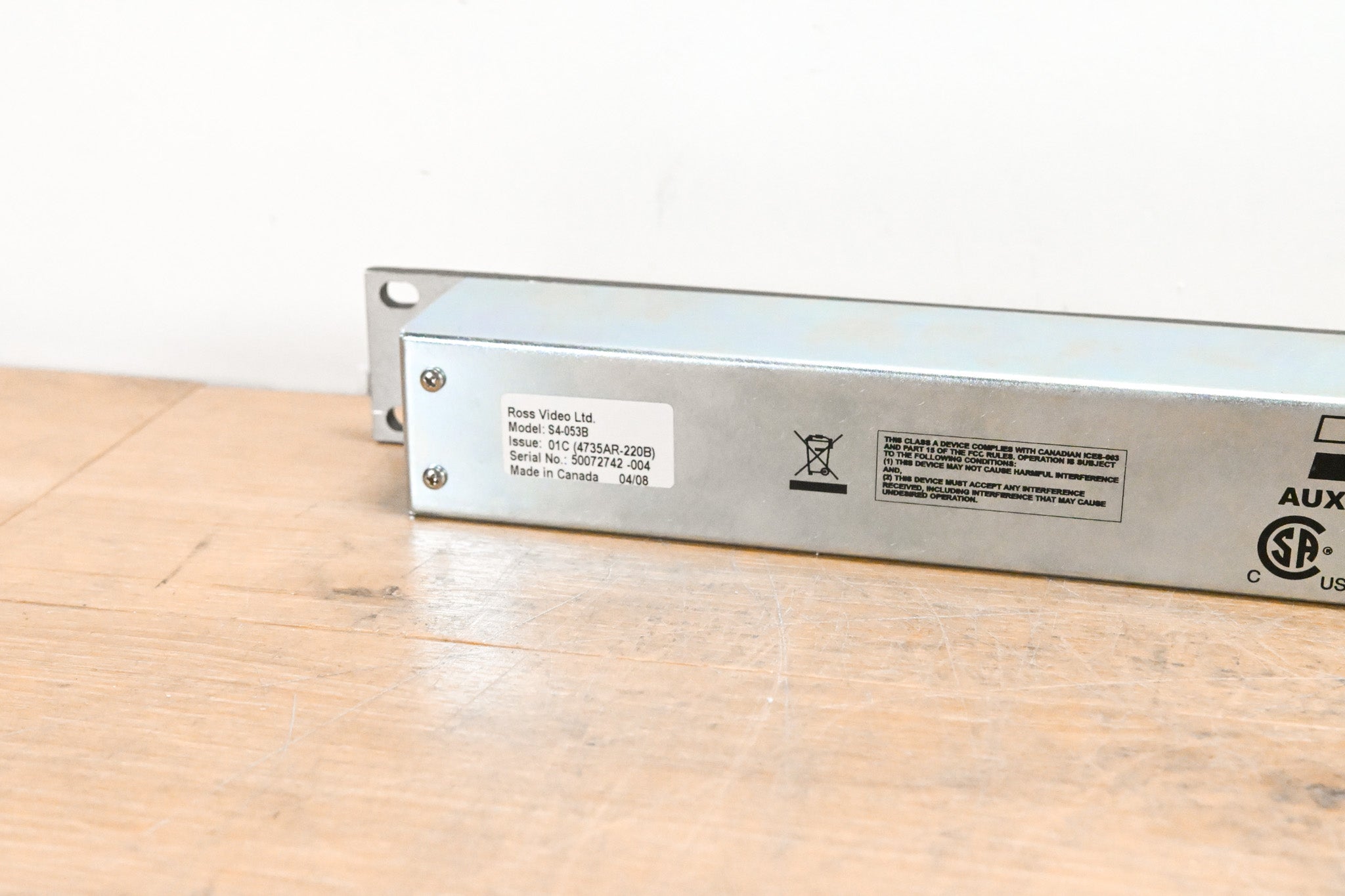 Ross S4-053B 47-Button Auxiliary Control Panel