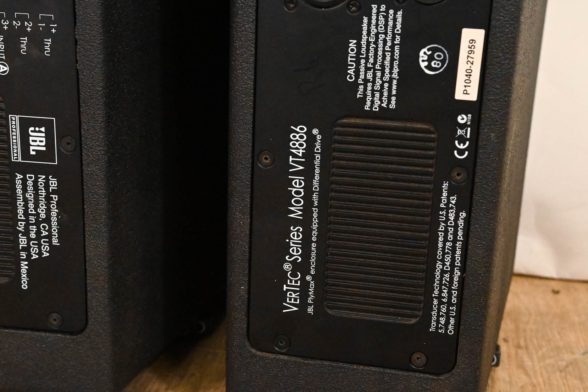 JBL VT4886 Dual 6.5" Passive Compact Line Array Loudspeakers (PAIR)