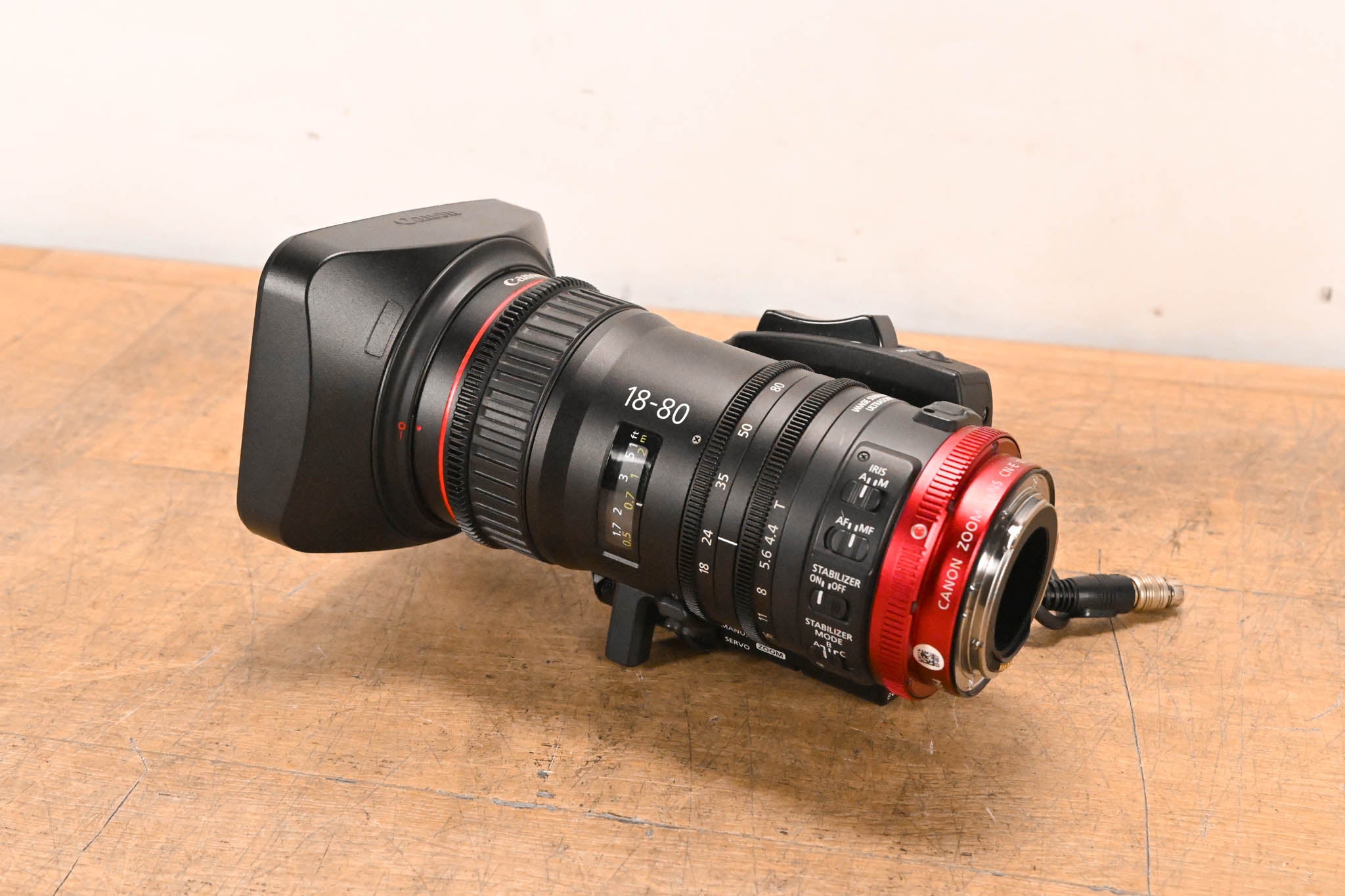 Canon CN-E 18-80mm T4.4 Compact-Servo Cine Zoom Lens (EF Mount)