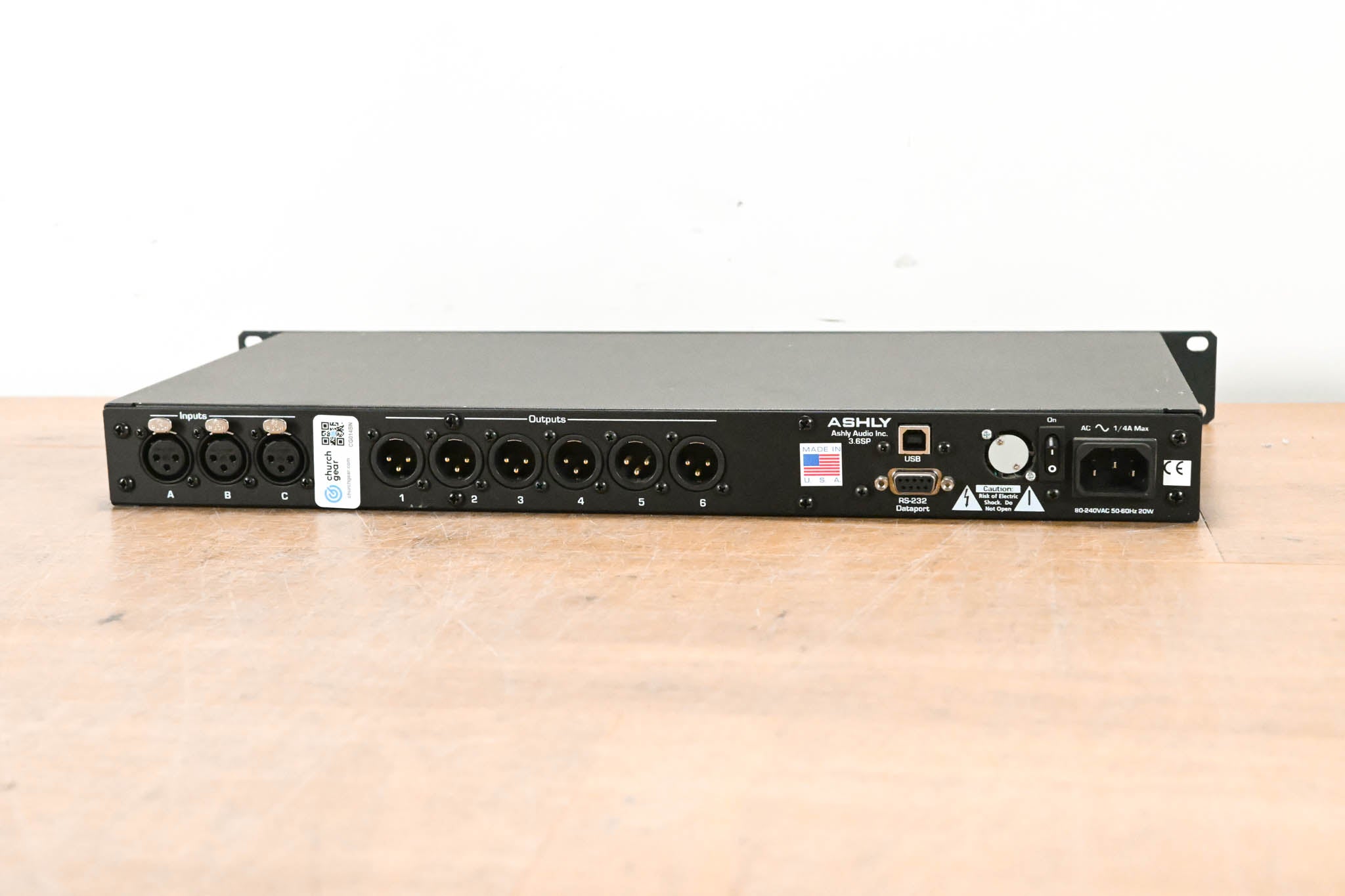 Ashly Protea 3.6SP 3-Input, 6-Output Digital Speaker Processor