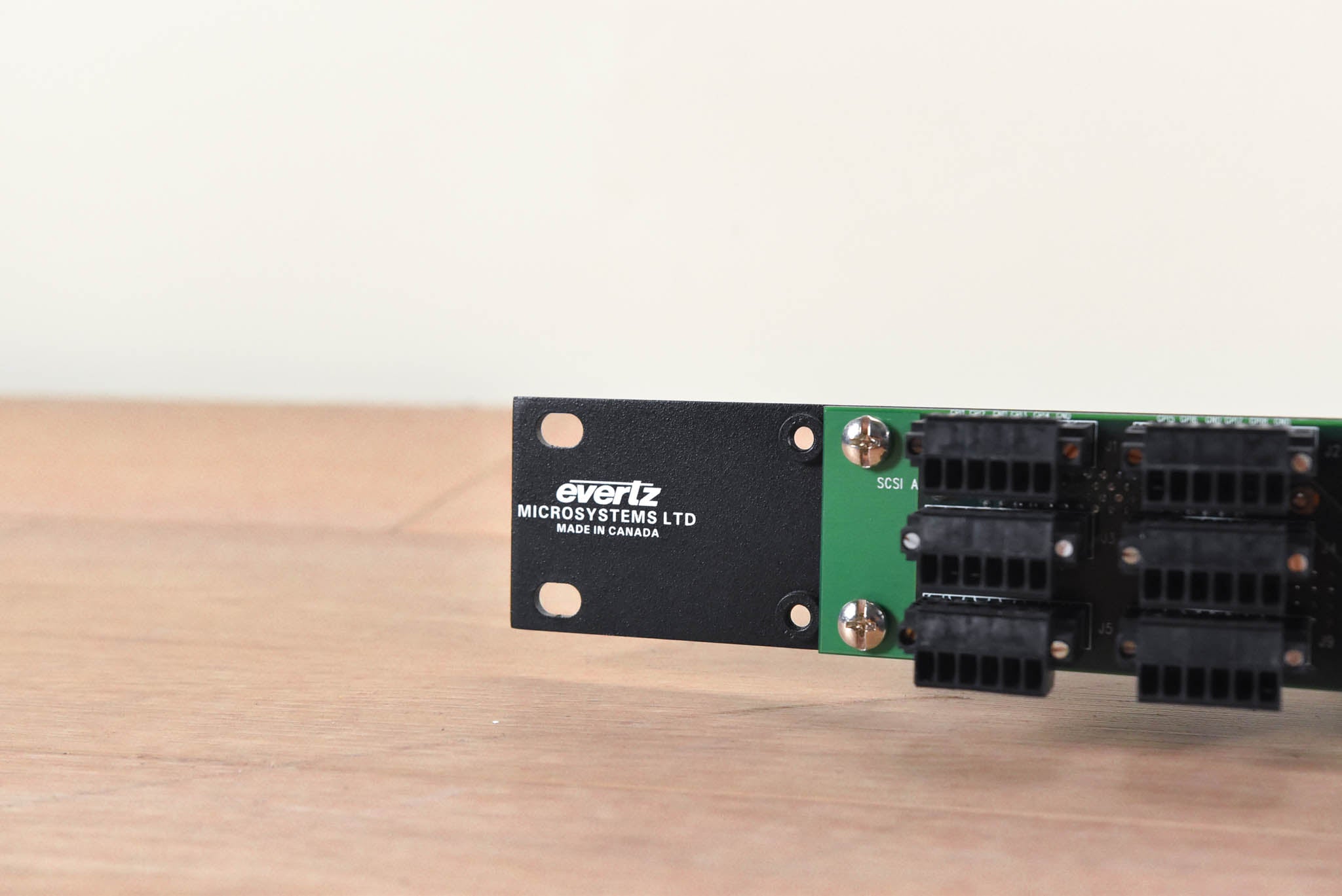 Evertz 3000MKT-AUX Mounting Kit with two 7767BHP-AUX Breakout Panels