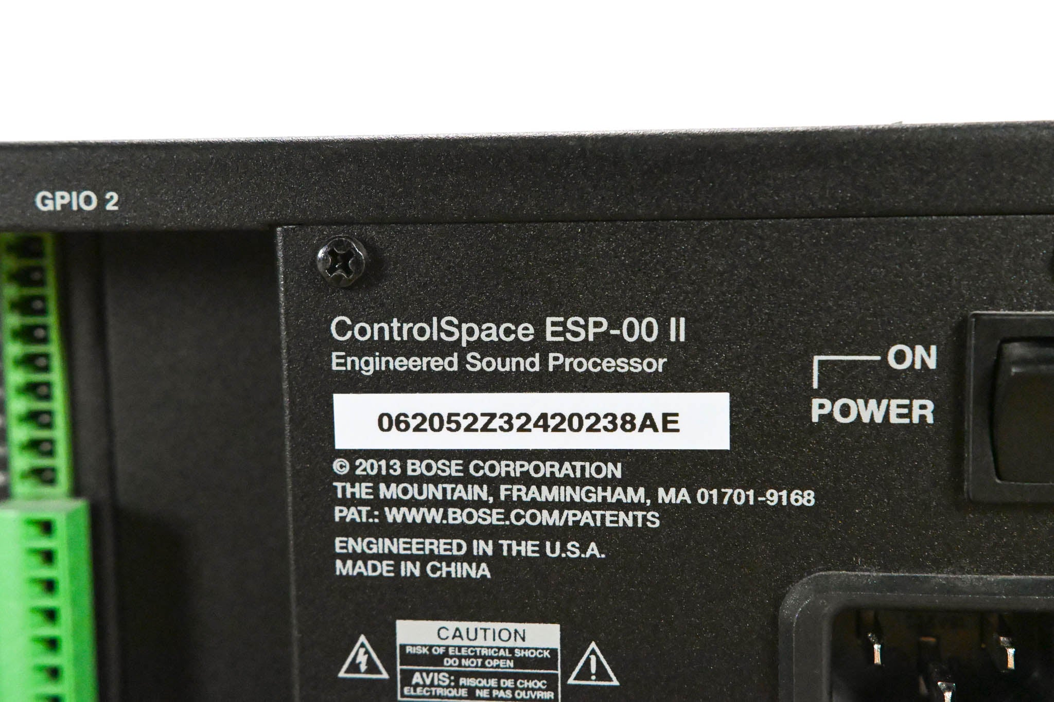 Bose ControlSpace ESP-00 Series II Engineered Sound Processor