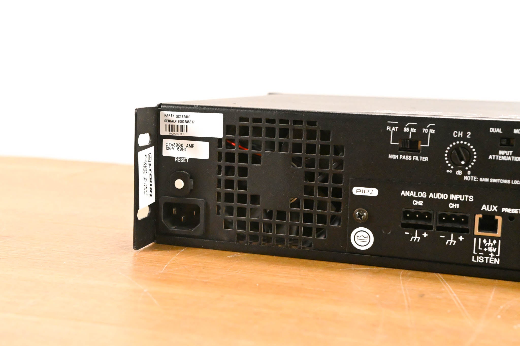 Crown CTs 3000 Two-Channel 1500W Power Amplifier
