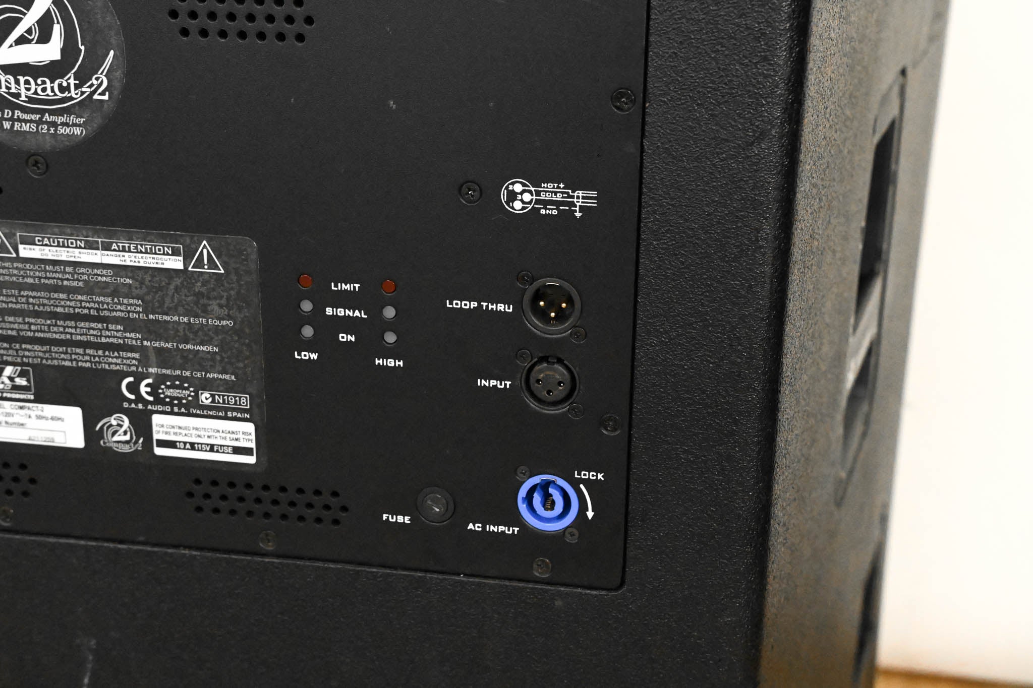 D.A.S. Compact 2 Biamplified 3-Way Loudspeaker System (PAIR)