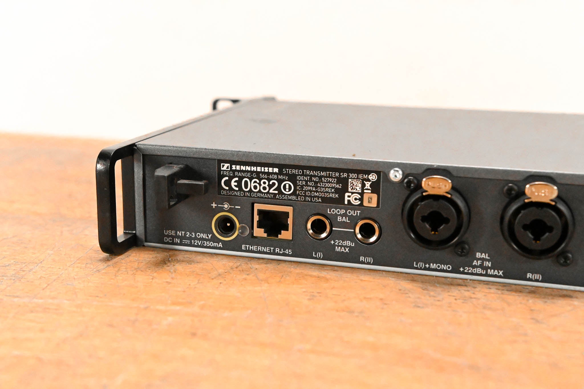 Sennheiser SR 300 IEM G3 Wireless Transmitter 566-608MHz NO POWER SUPPLY