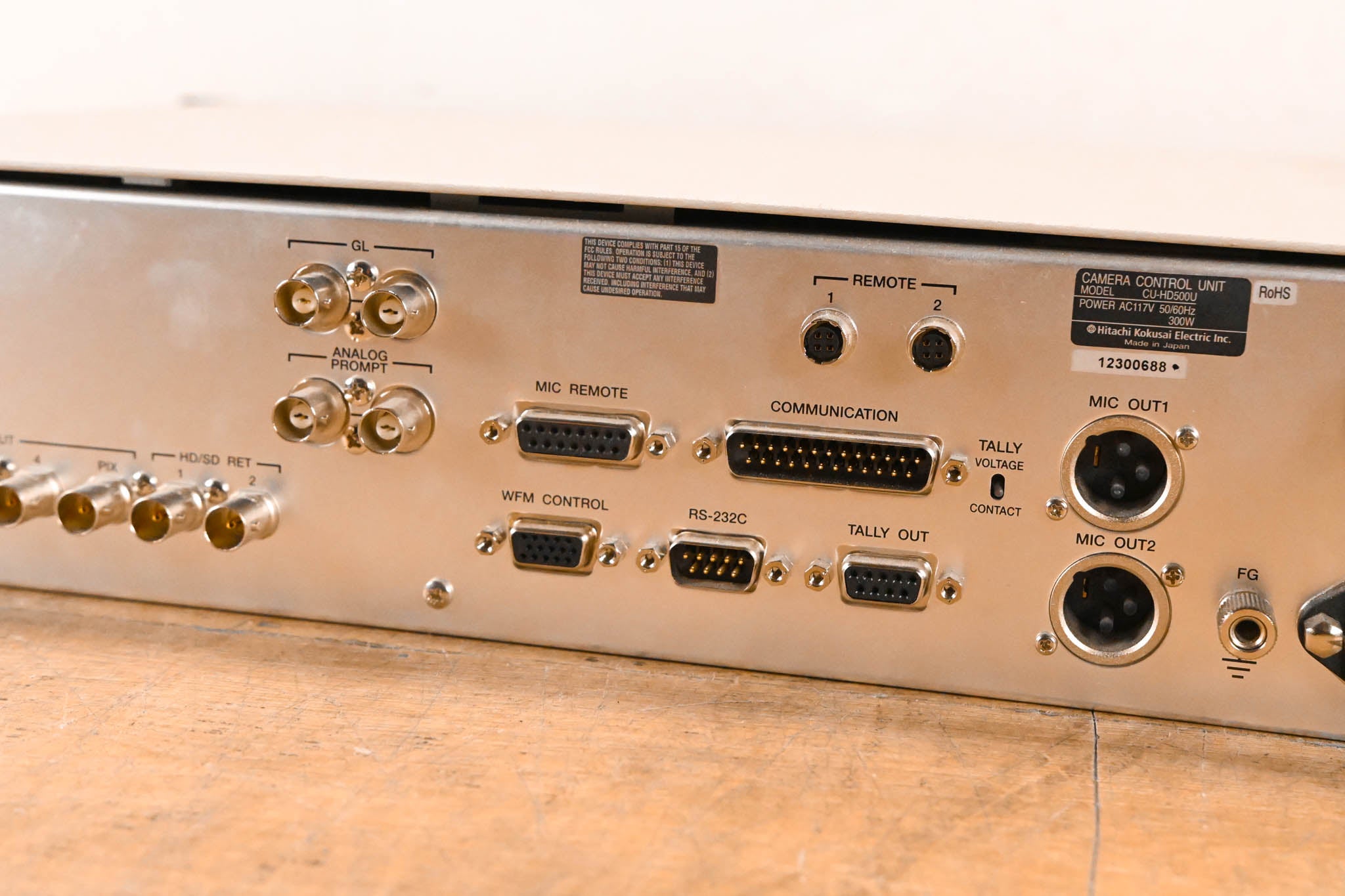 Hitachi CU-HD500 Fiber Optic Camera Control Unit