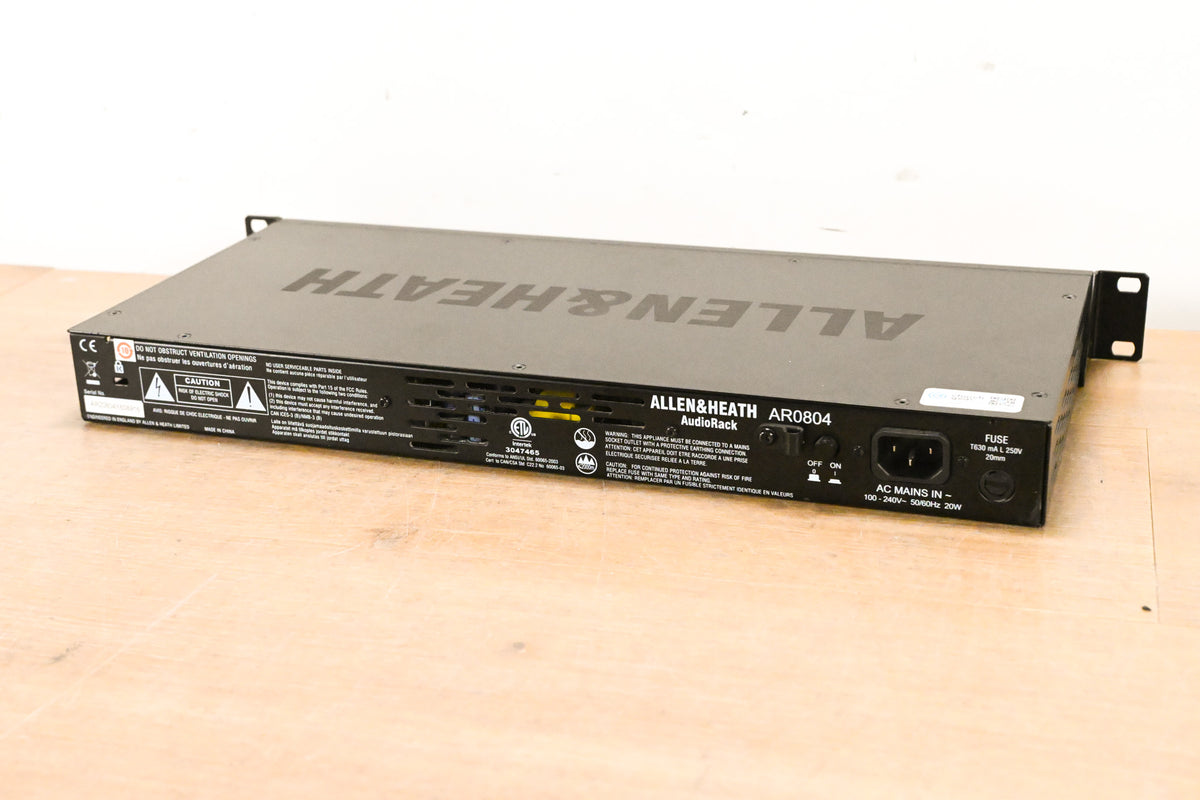 Allen & Heath AR84 8in / 4out Expansion AudioRack for GLD and Qu Mixers