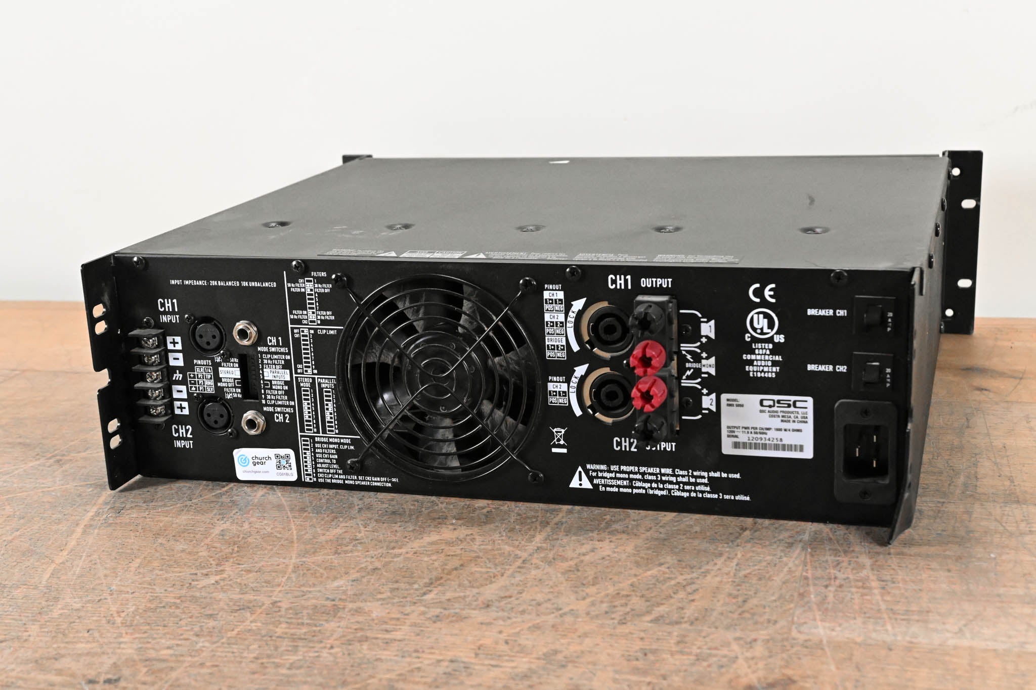 QSC RMX5050 2-Channel Power Amplifier