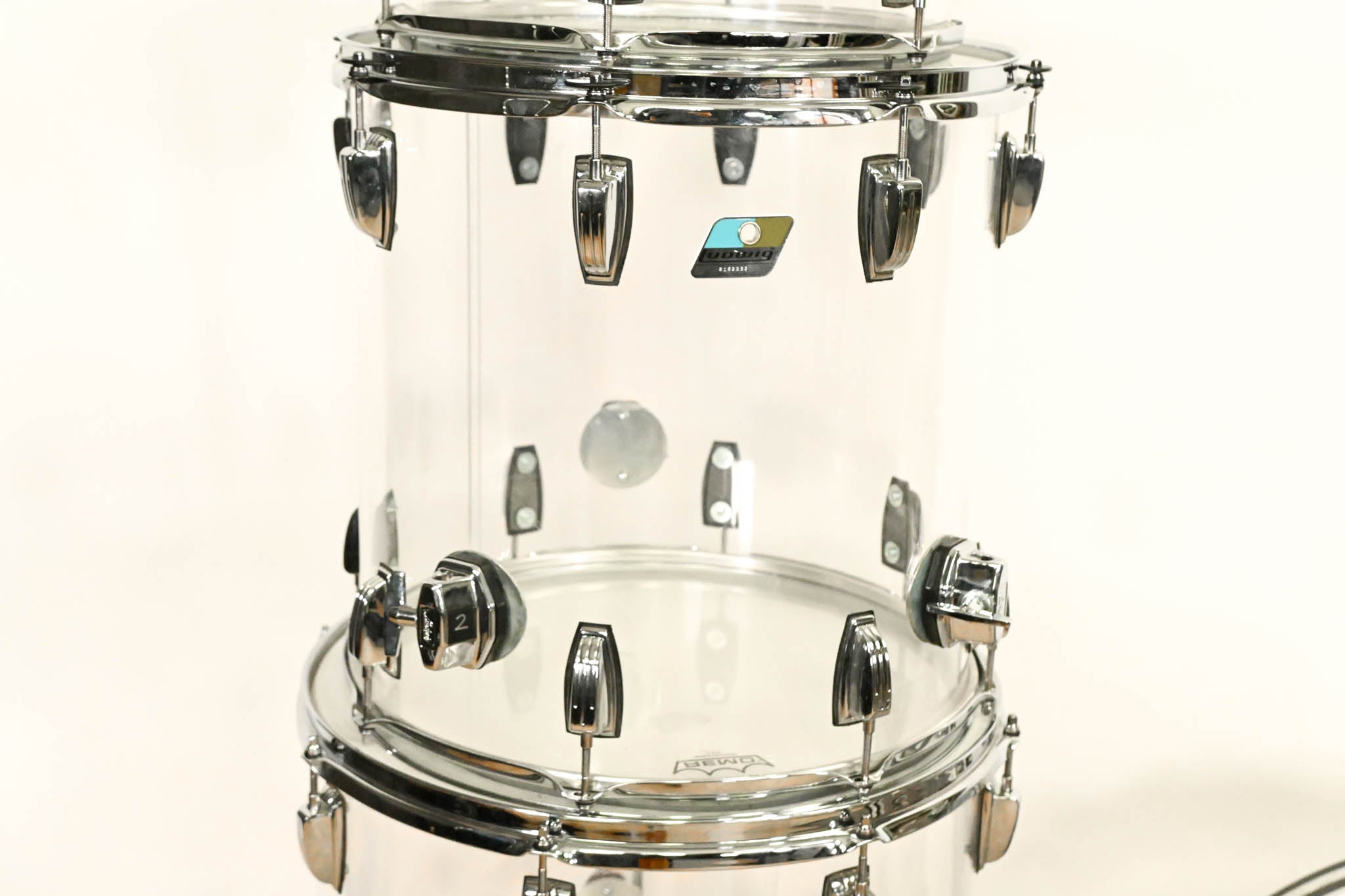 Ludwig Vistalite 1970s Big Beat 4pc Drum Kit