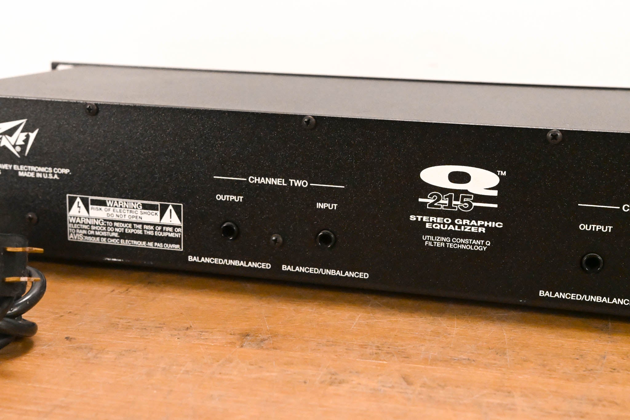 Peavey Q215 Stereo Graphic Equalizer EQ