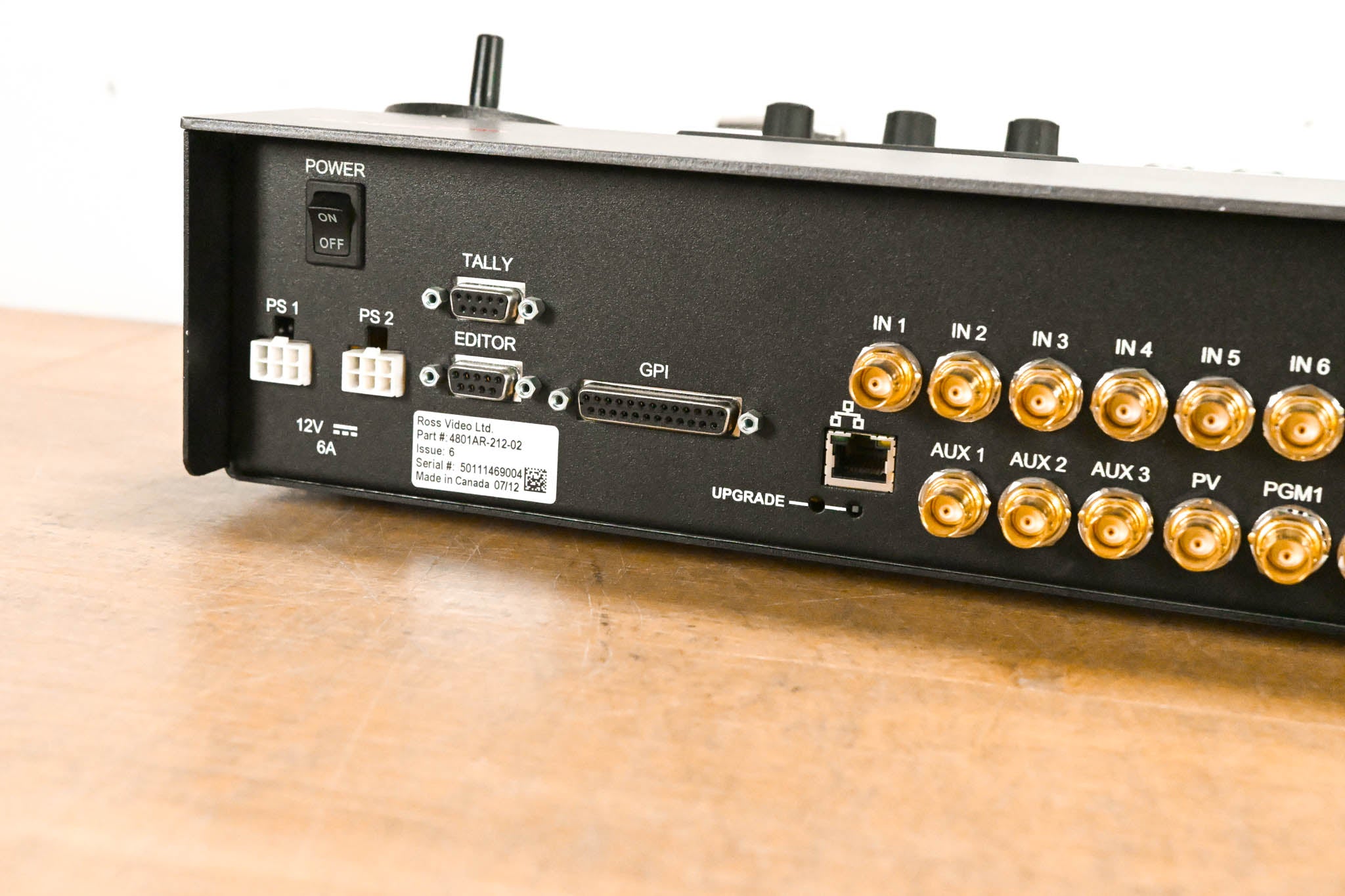 Ross Crossover 12 Solo Video Switcher and Controller (NO POWER SUPPLY)