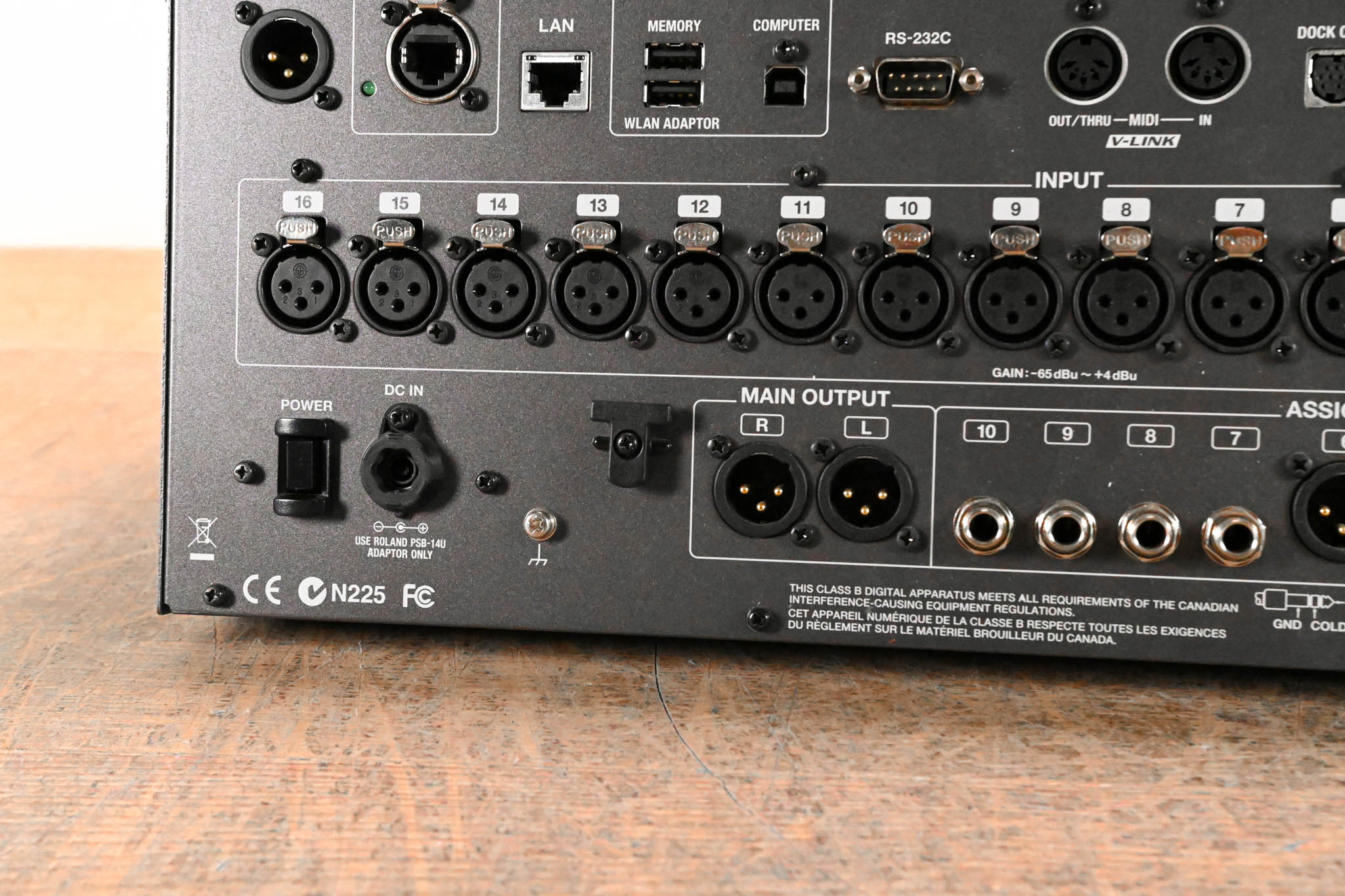 Roland M-200i 32-Channel Live Digital V-Mixer Console (NO POWER SUPPLY)