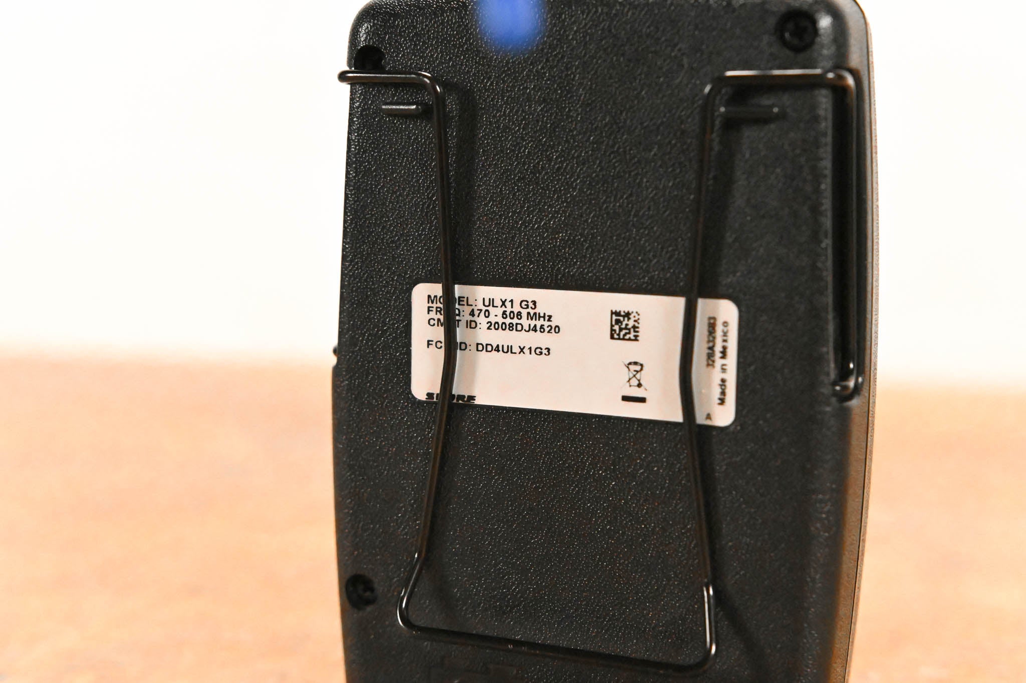 Shure ULX1-G3 Wireless Bodypack Transmitter - G3 Band: 470-506 MHz