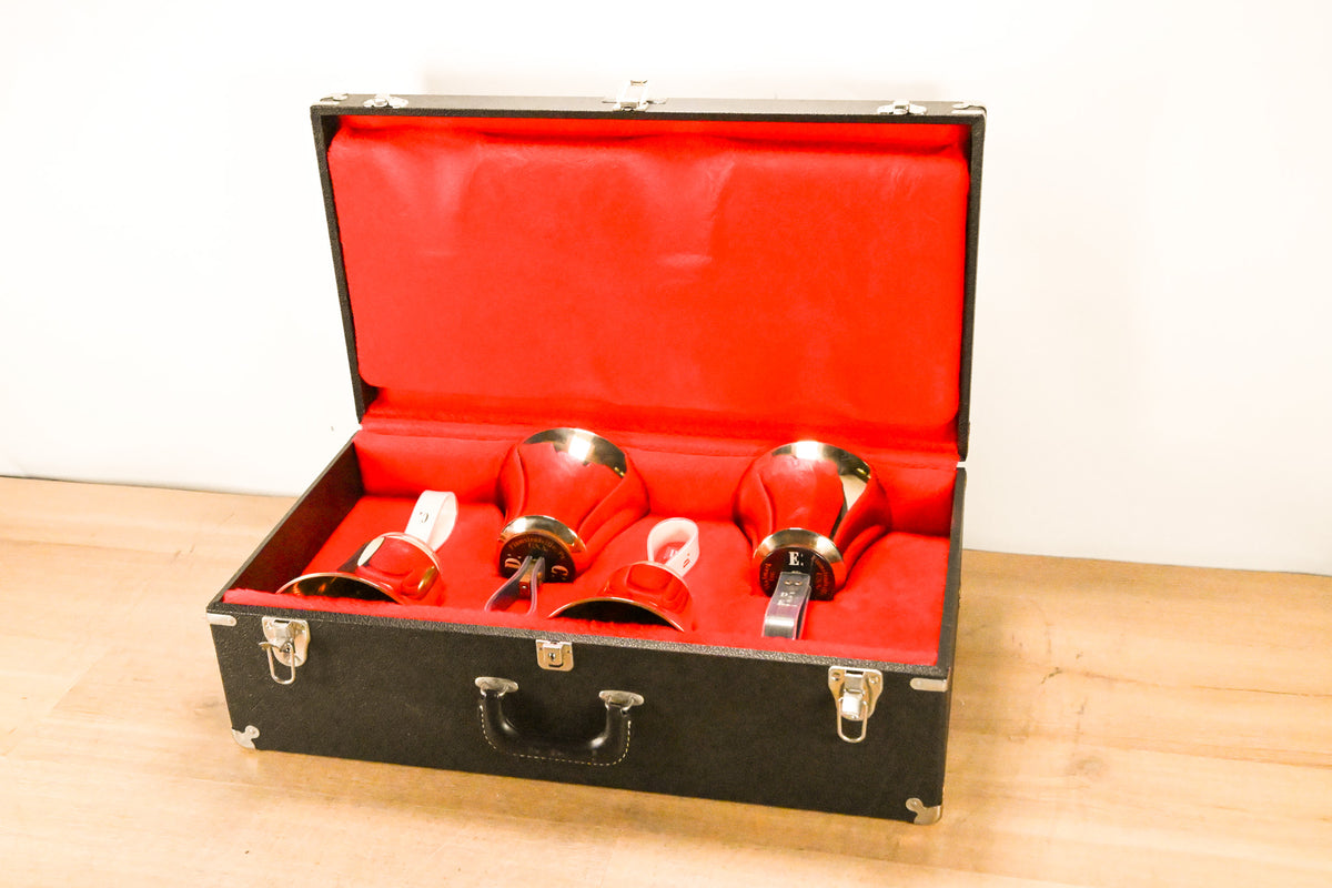 Malmark Three Octave Handbell Set (C4-C7) - 37 Bells w/ 4 Cases