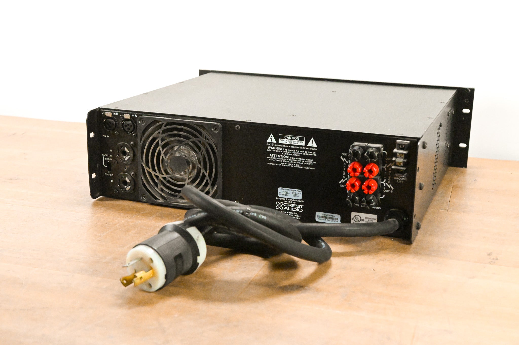 Crest Audio 8001 2-Channel Power Amplifier