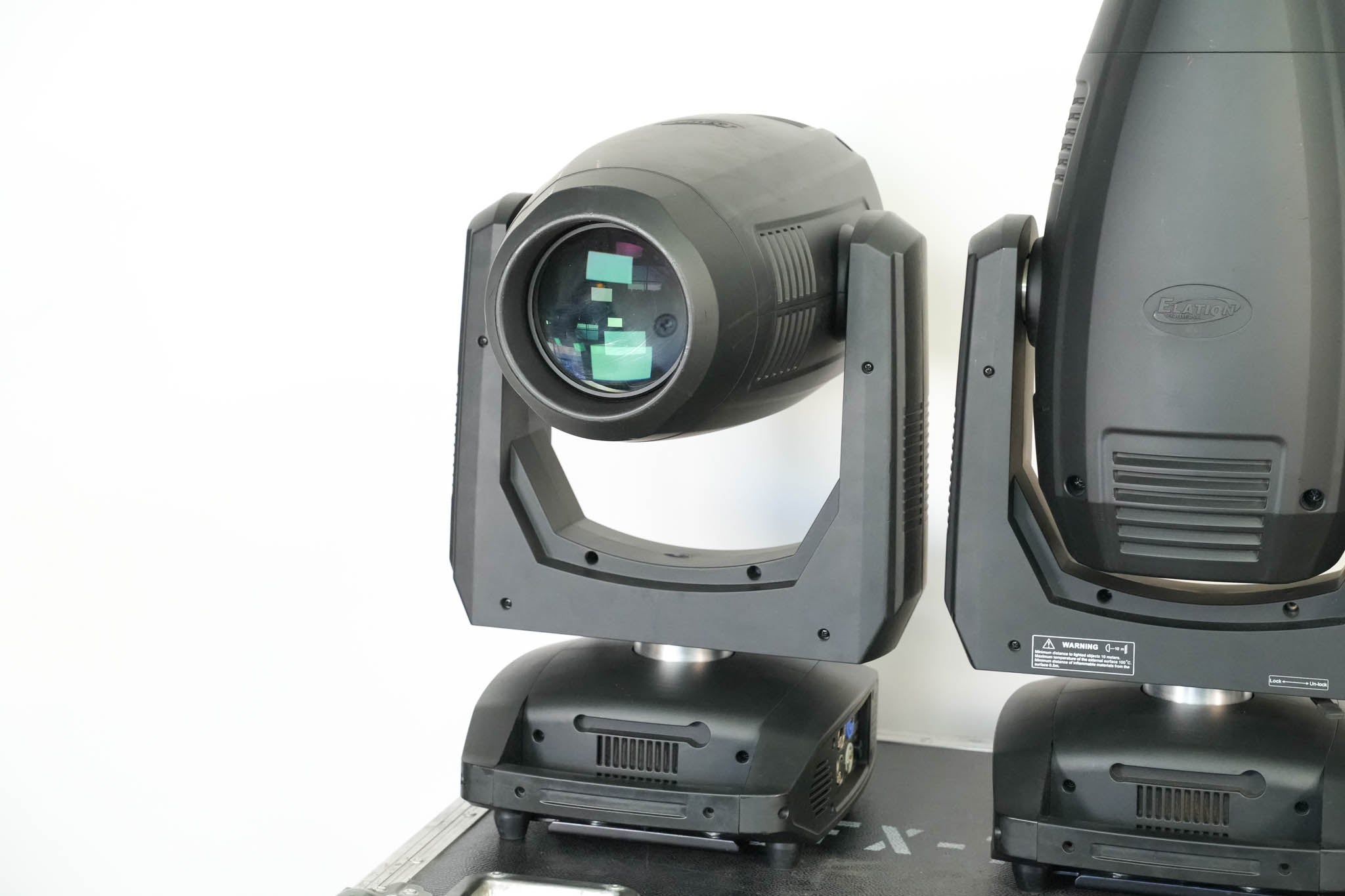 Elation Platinum HFX Hybrid 3-in-1 Moving Head Light Pair w/ Flight Case