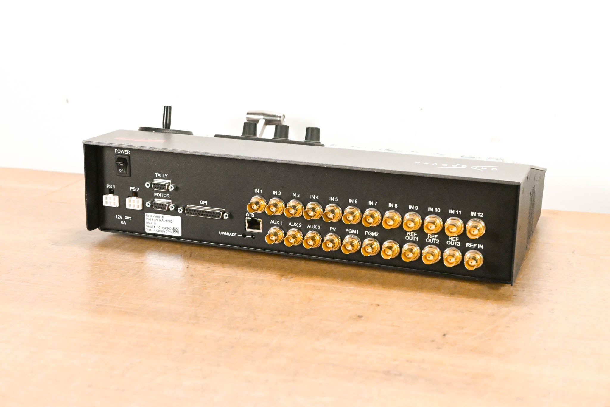 Ross Crossover 12 Solo Video Switcher and Controller (NO POWER SUPPLY)
